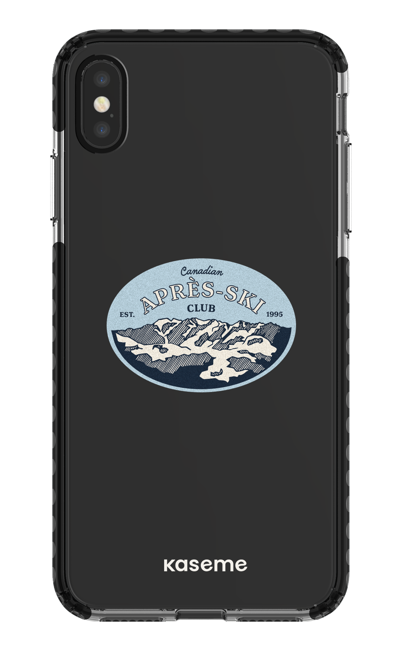 iPhone XS Max Clear Case - Black Whistler Clear Case -