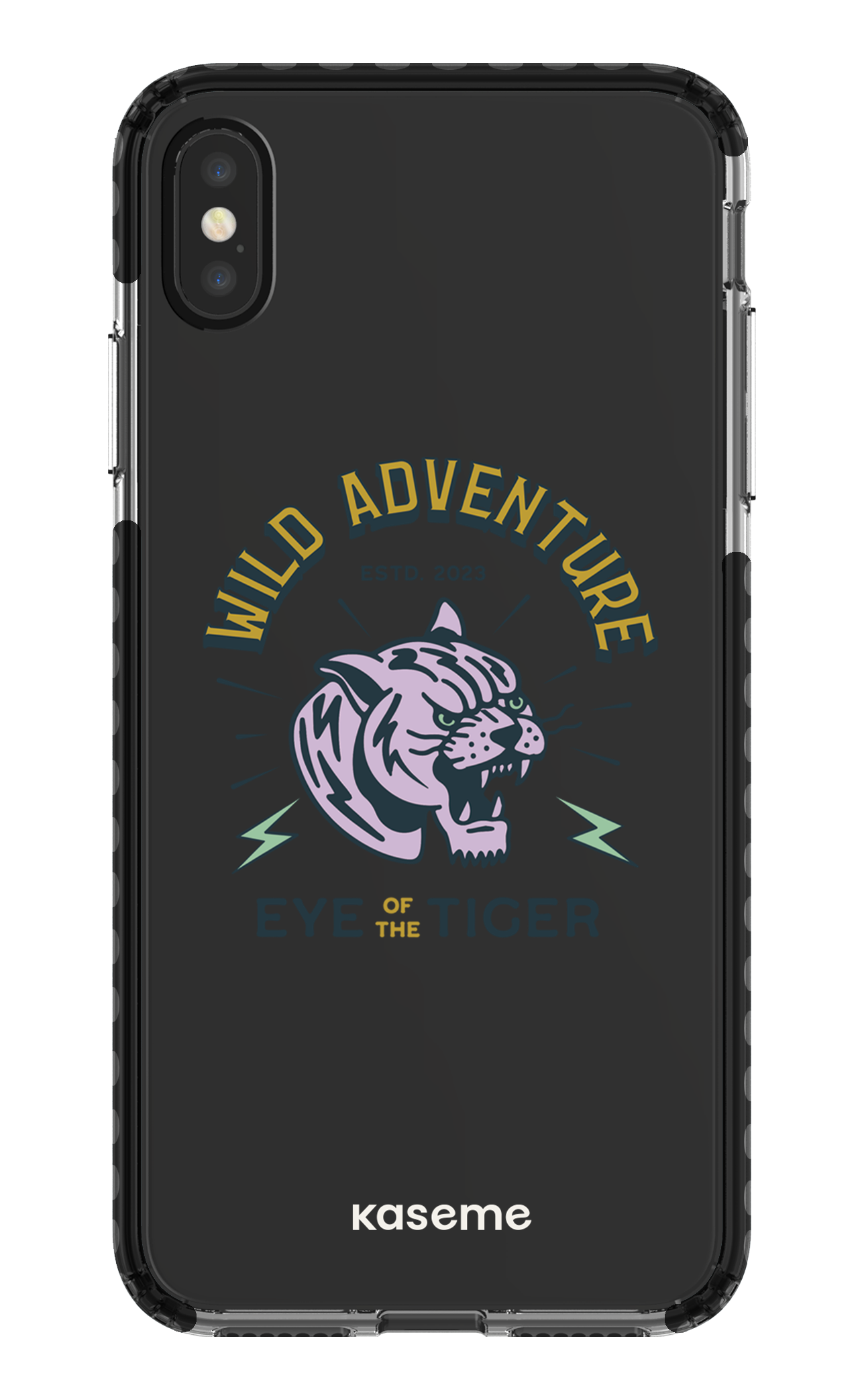 iPhone XS Max Clear Case - Black Wildcats clear case -