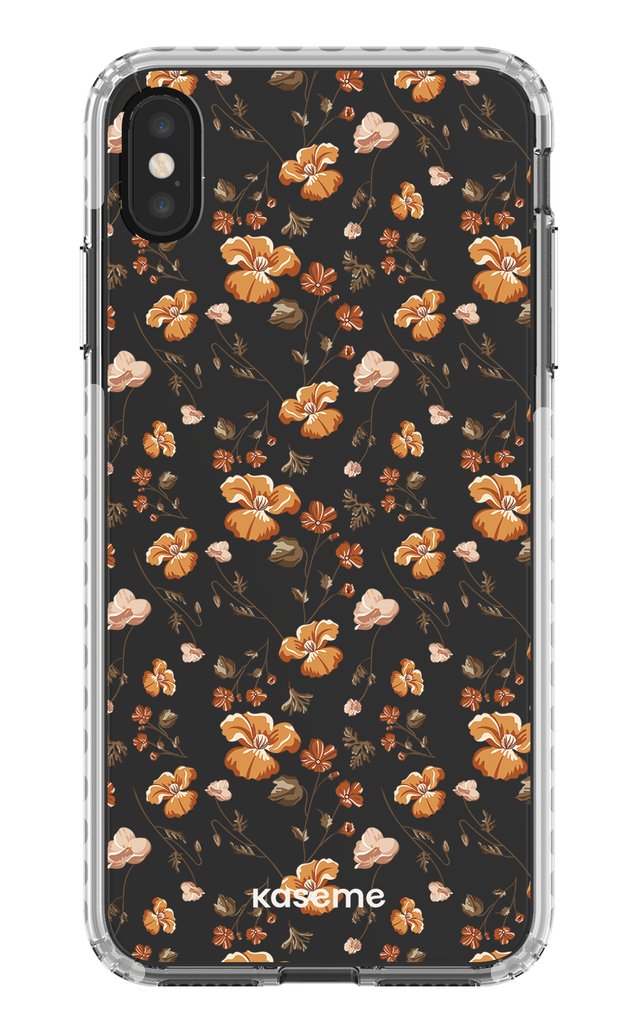 iPhone XS Max Clear Case - White Beatrice Clear Case -