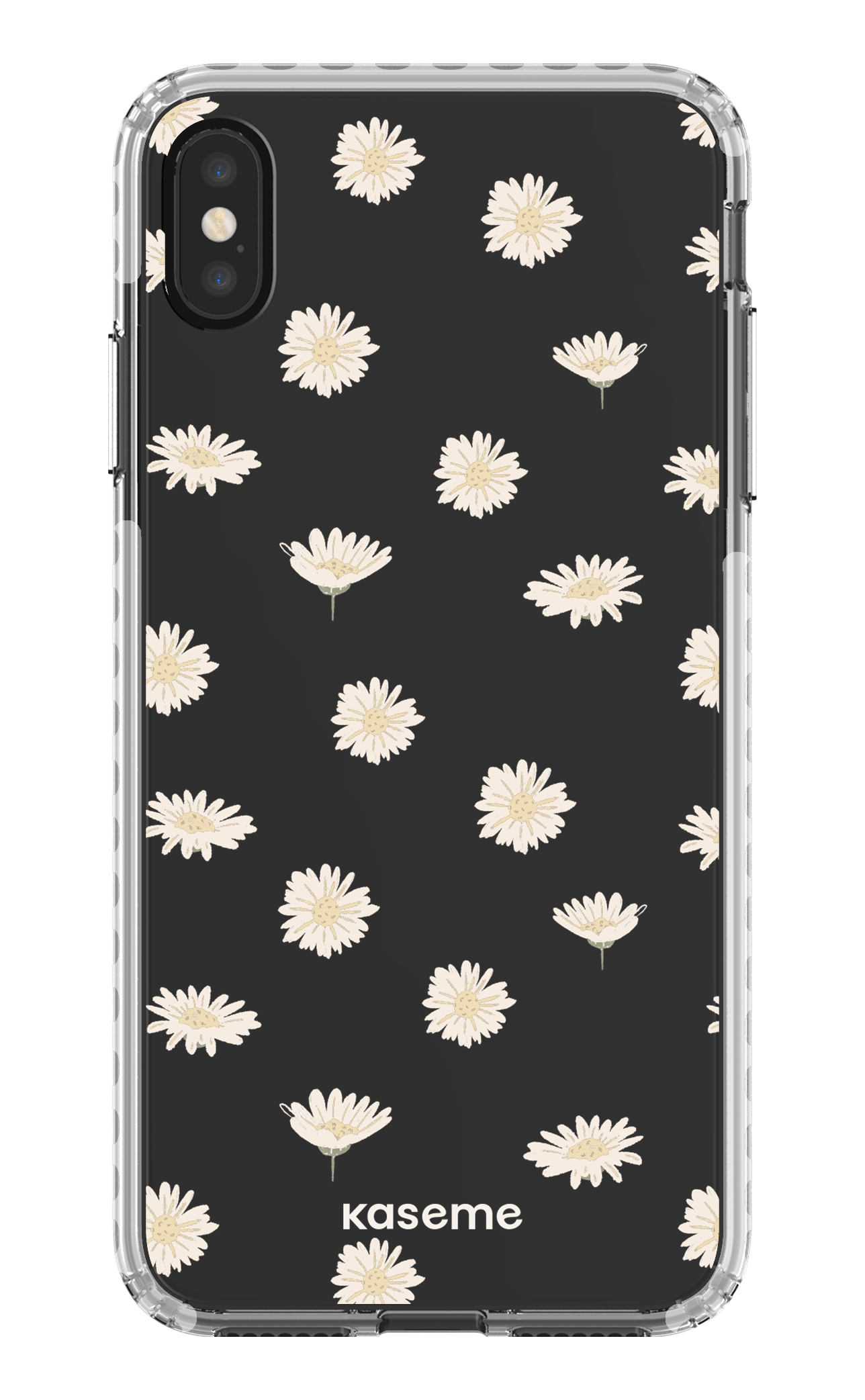 iPhone XS Max Clear Case - White Bella Clear Case -