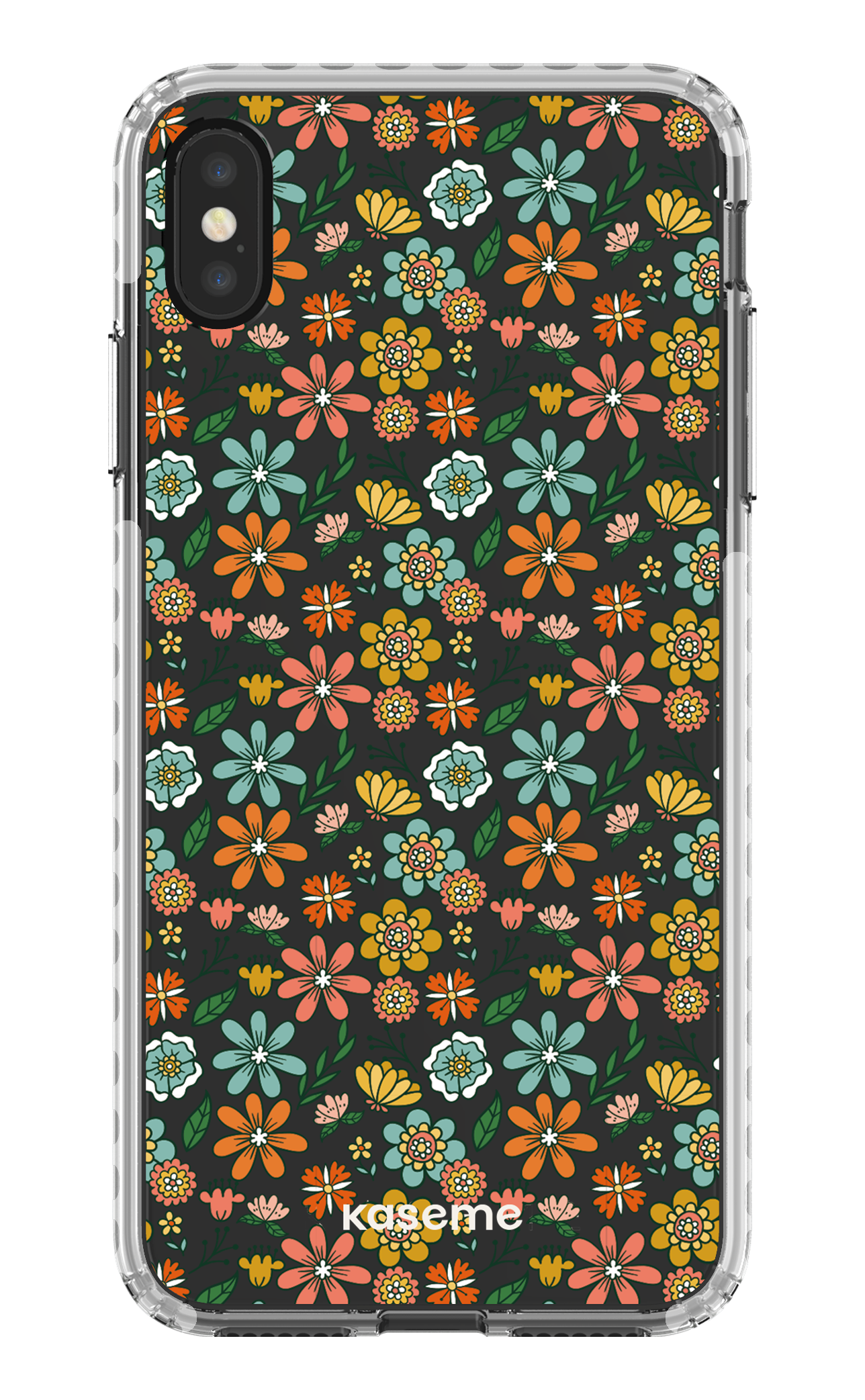 iPhone XS Max Clear Case - White Bohemian Clear Case -