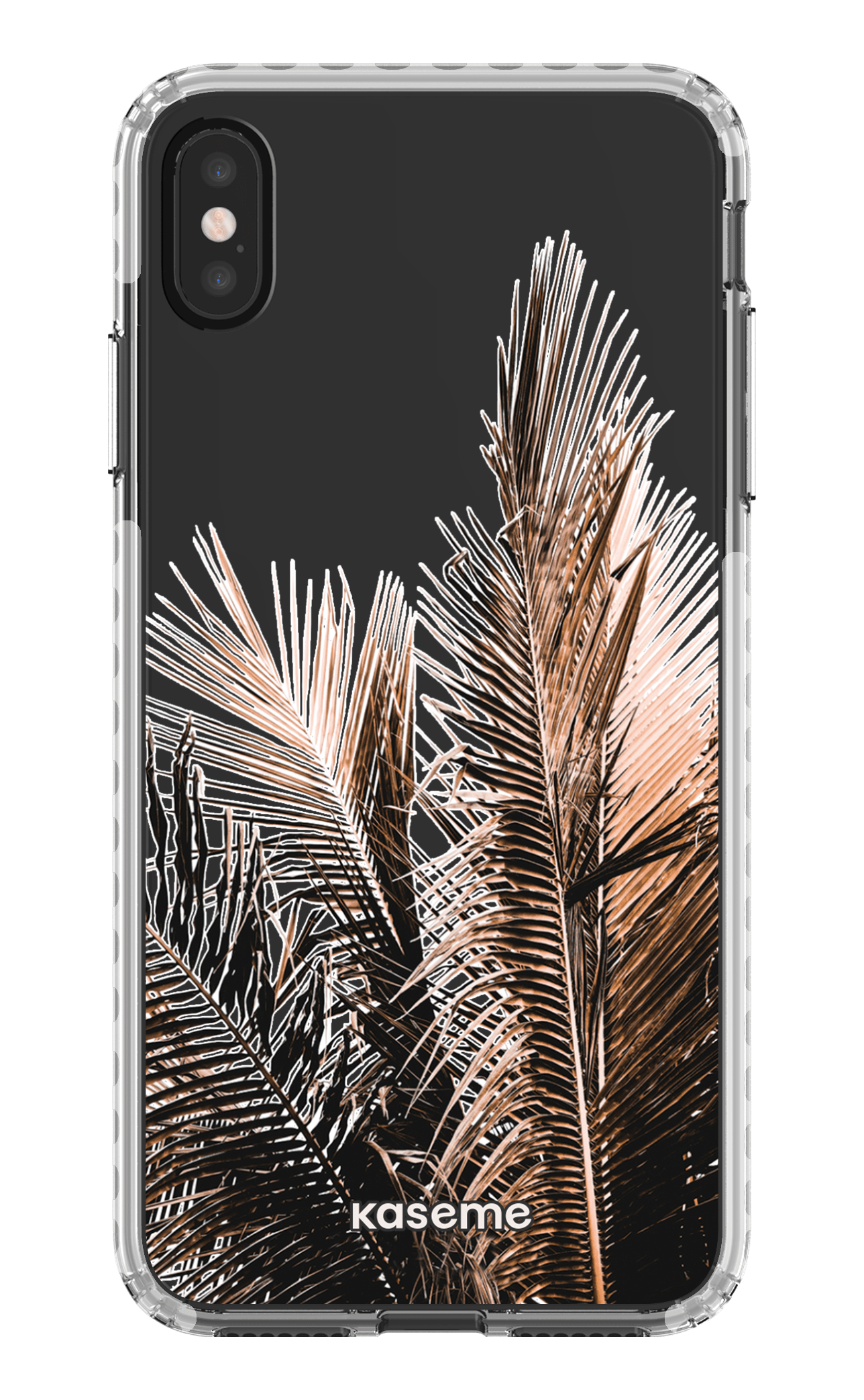 iPhone XS Max Clear Case - White Cali Clear Case -