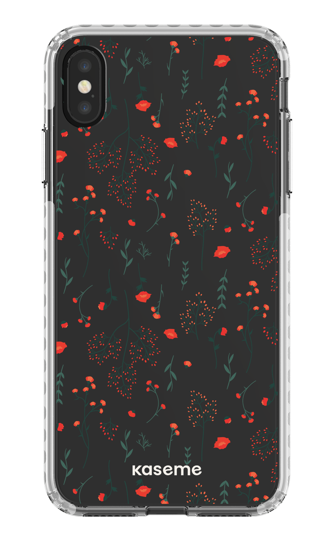 iPhone XS Max Clear Case - White Evelyn Clear Case -