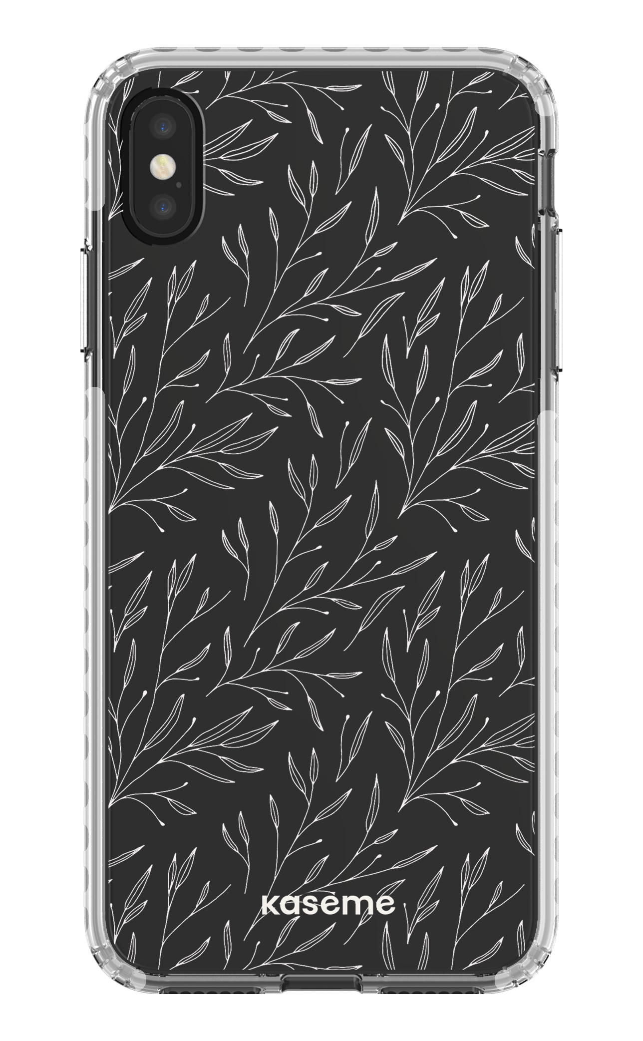 iPhone XS Max Clear Case - White Hibiscus Clear Case -