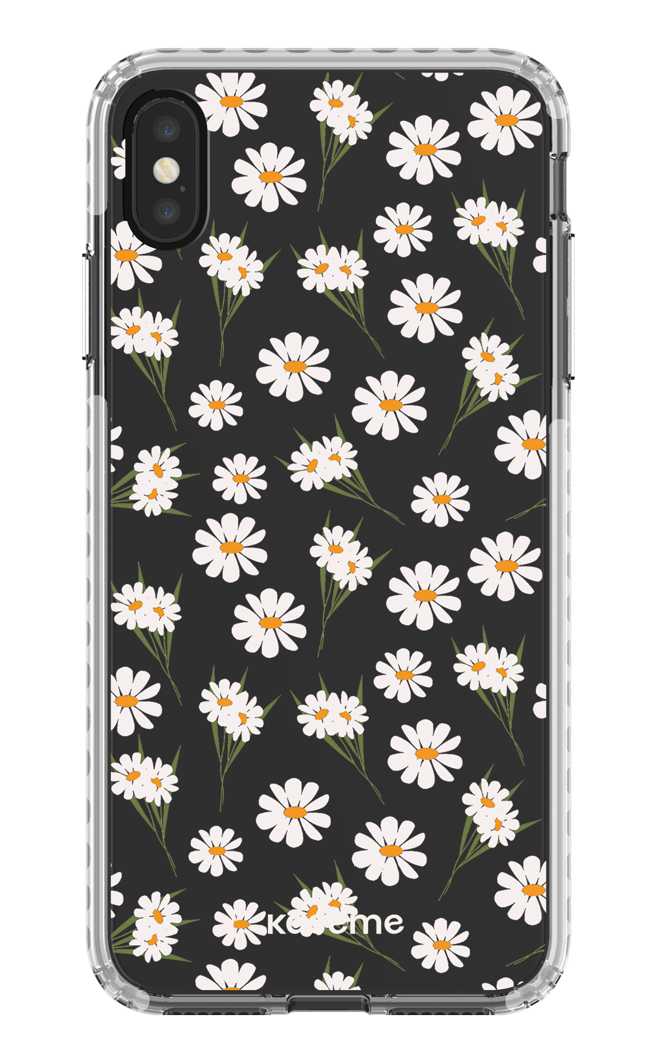 iPhone XS Max Clear Case - White Jane Clear Case -