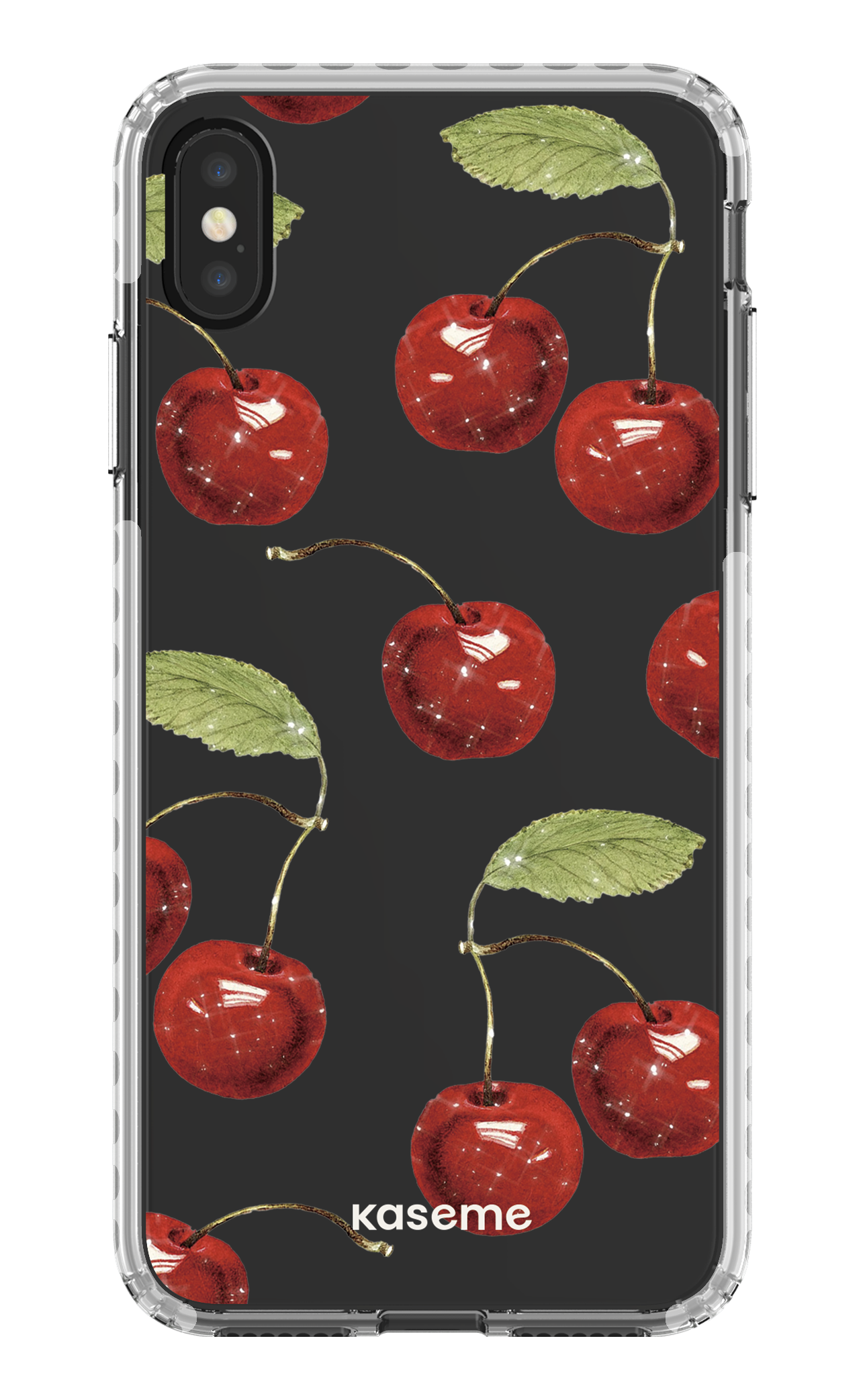 iPhone XS Max Clear Case - White Juicy Clear Case -