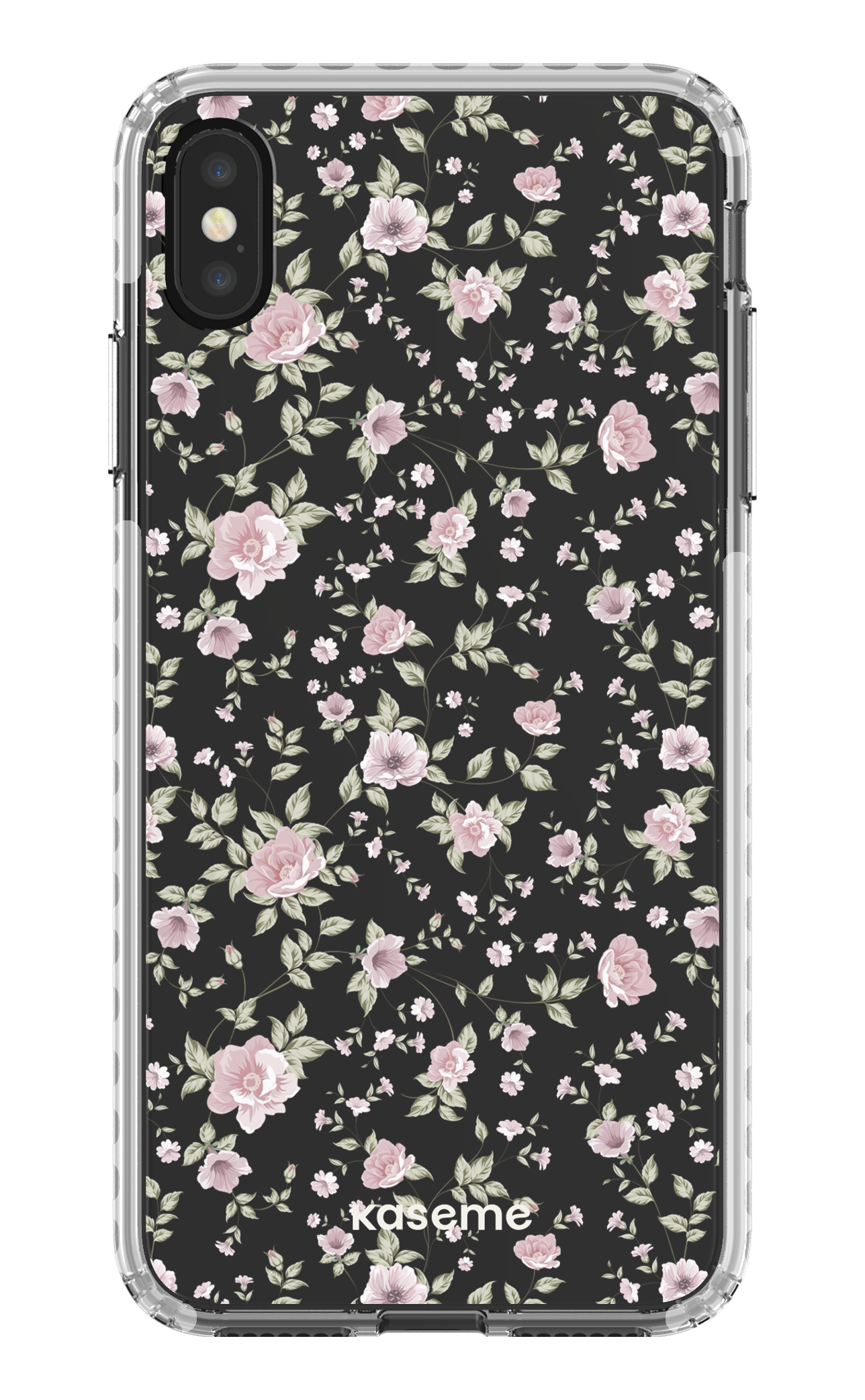 iPhone XS Max Clear Case - White La Vie en Rose Clear Case -