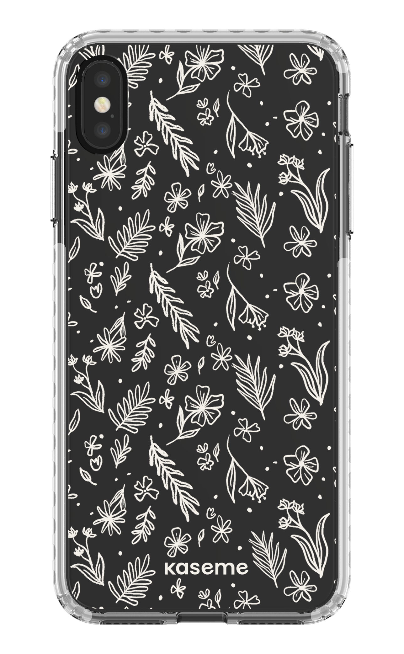 iPhone XS Max Clear Case - White Olive Branch Clear Case -