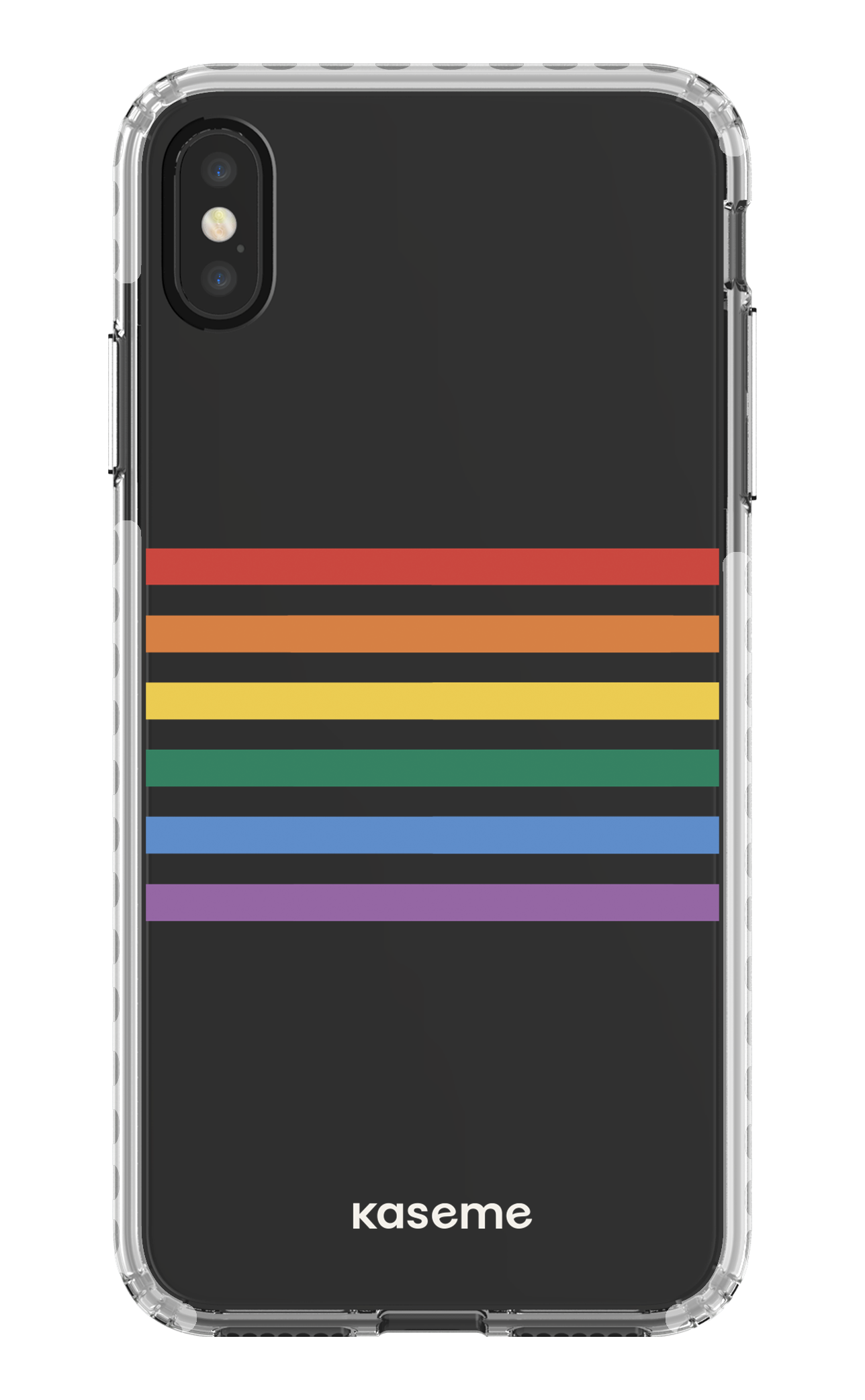 iPhone XS Max Clear Case - White Out and proud clear case -