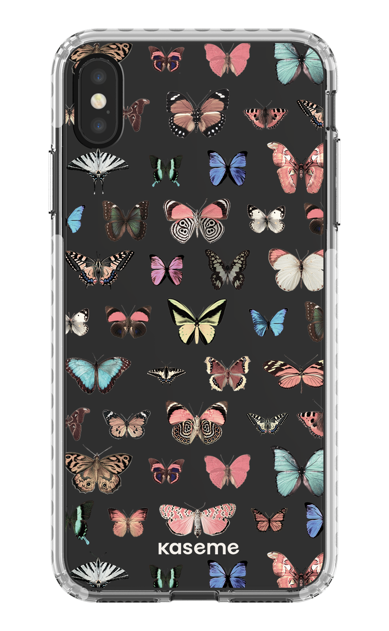 iPhone XS Max Clear Case - White Paloma clear case -