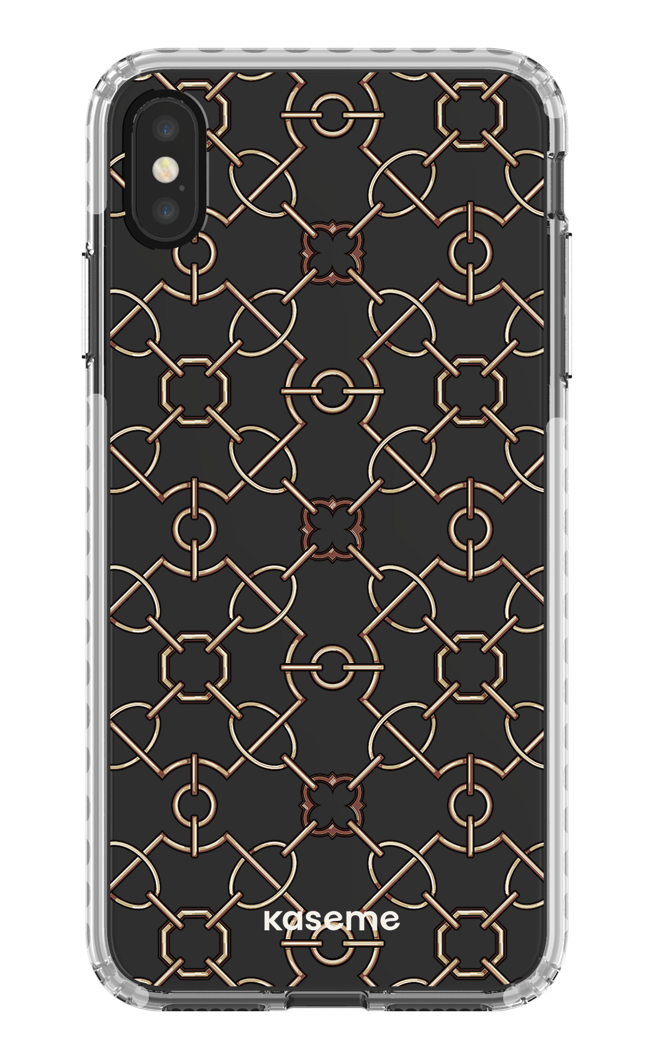 iPhone XS Max Clear Case - White Refined Clear Case -