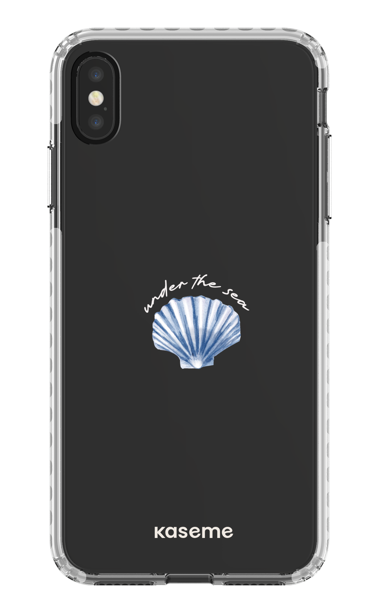 iPhone XS Max Clear Case - White Sealia Clear Case -