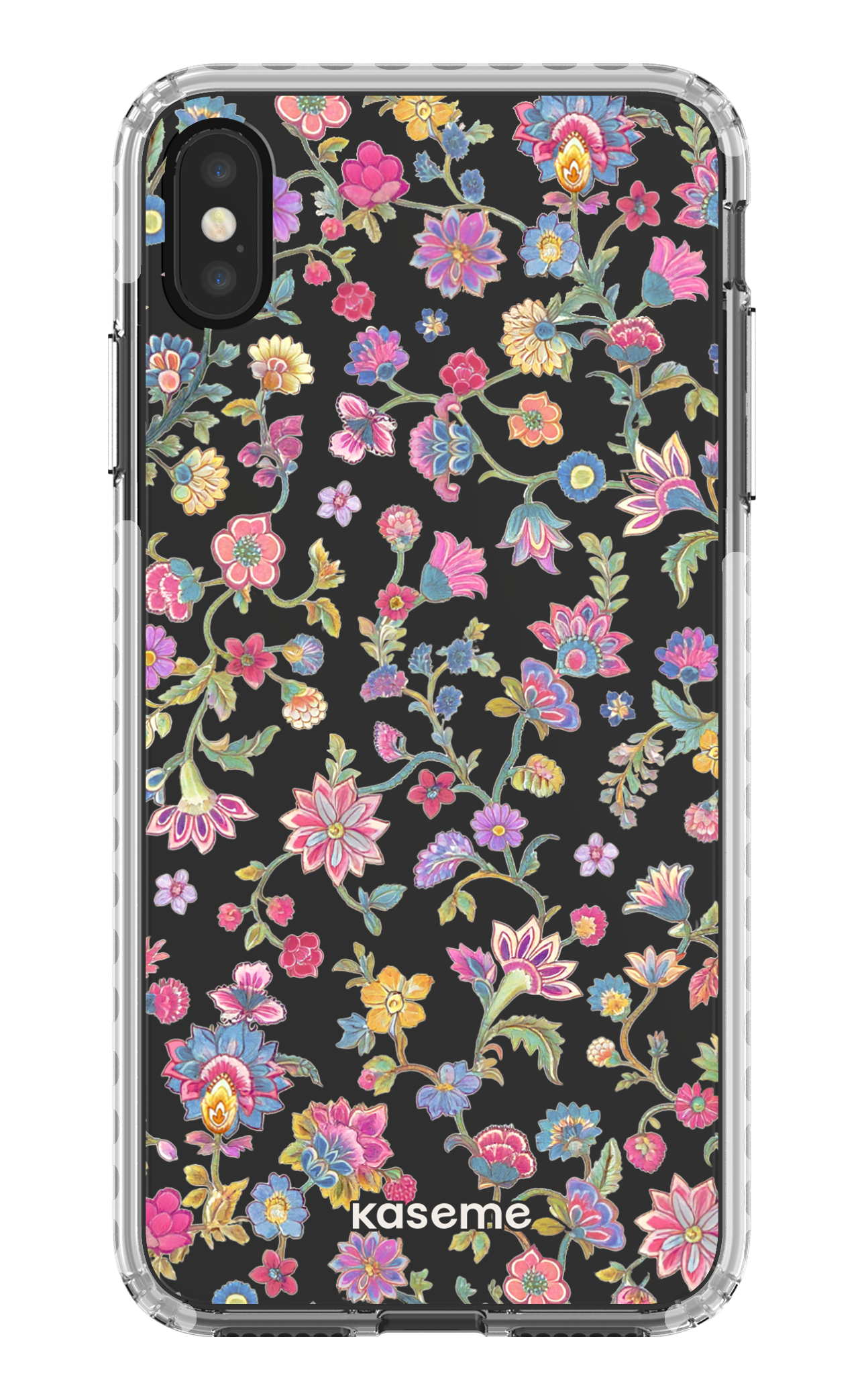 iPhone XS Max Clear Case - White Secret Garden Clear Case -