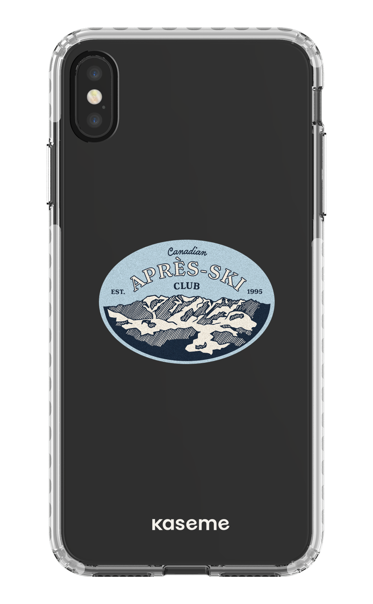 iPhone XS Max Clear Case - White Whistler Clear Case -