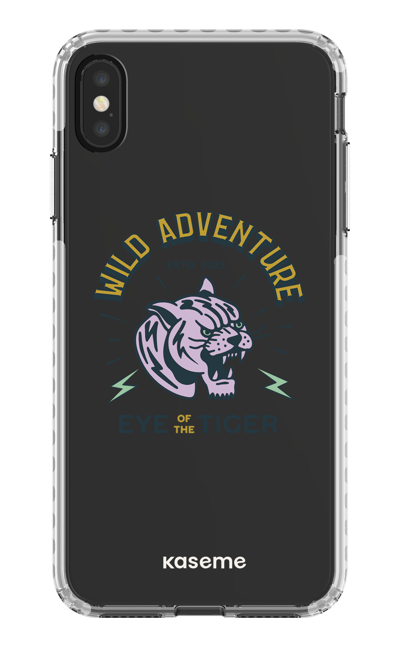 iPhone XS Max Clear Case - White Wildcats clear case -