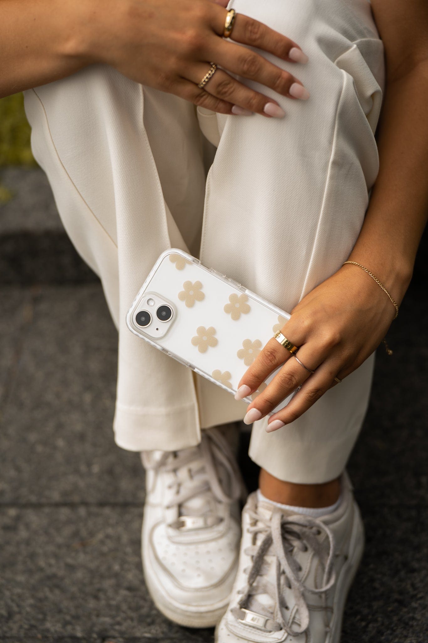 Woodstock Beige Clear Case