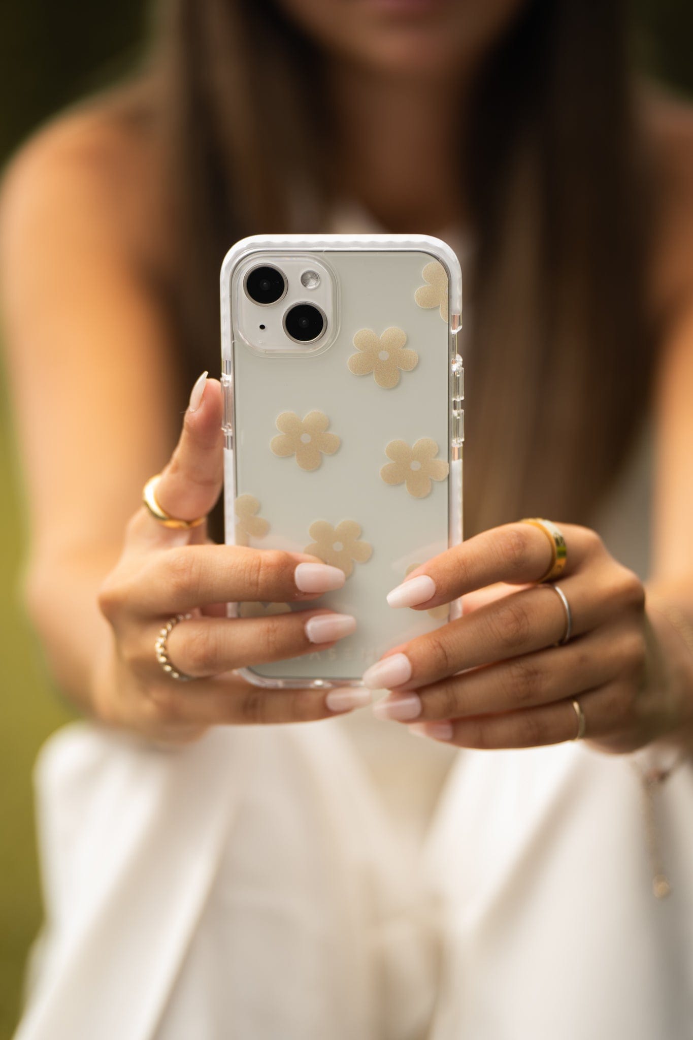 Woodstock Beige Clear Case