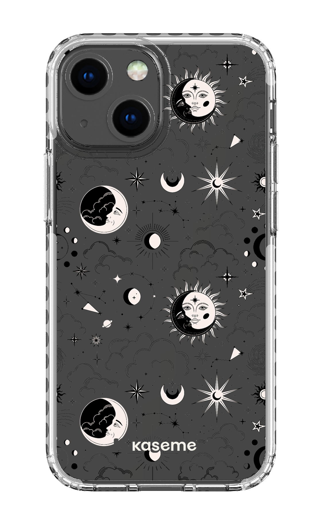 Milky Way Black Clear Case - iPhone 13 Mini