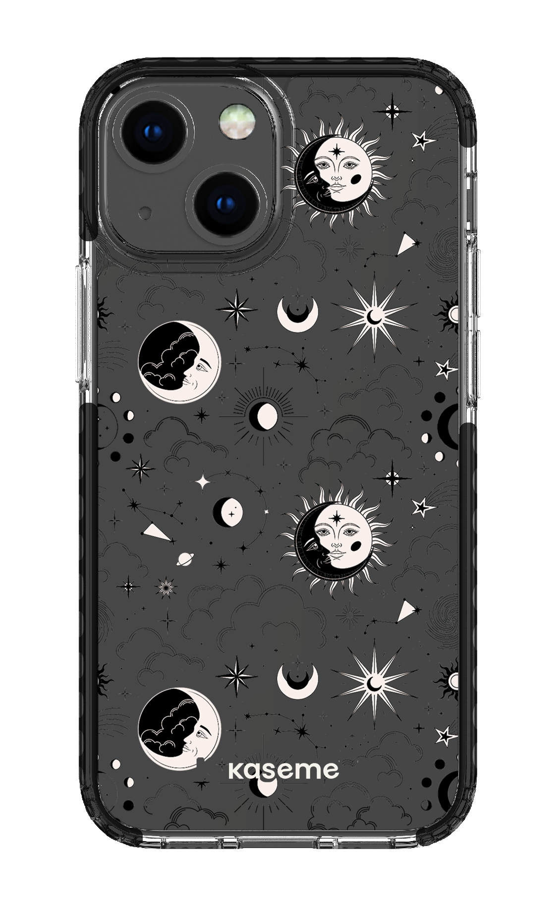 Milky Way Black Clear Case - iPhone 13 Mini