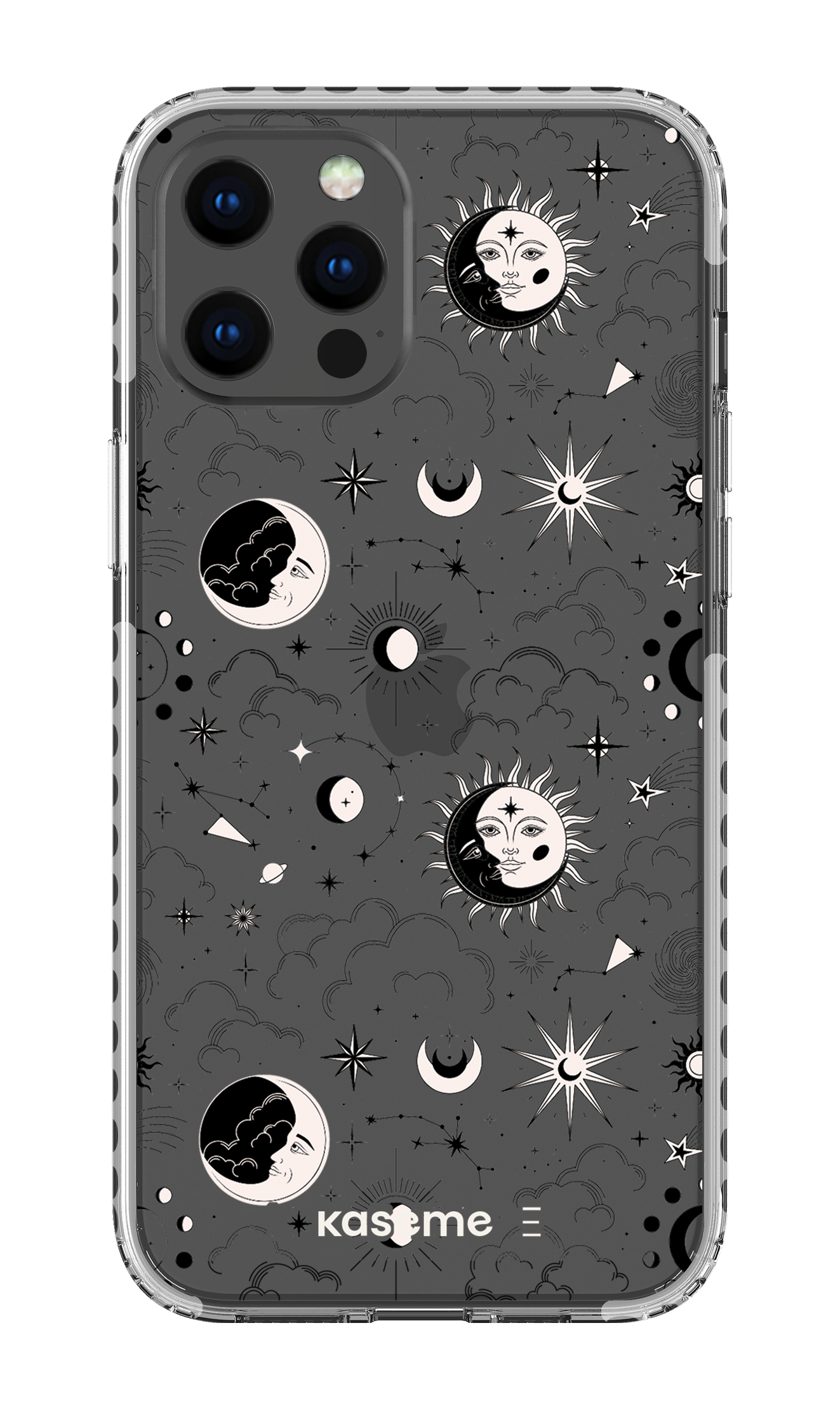 Milky Way Black Clear Case - iPhone 12 pro Max