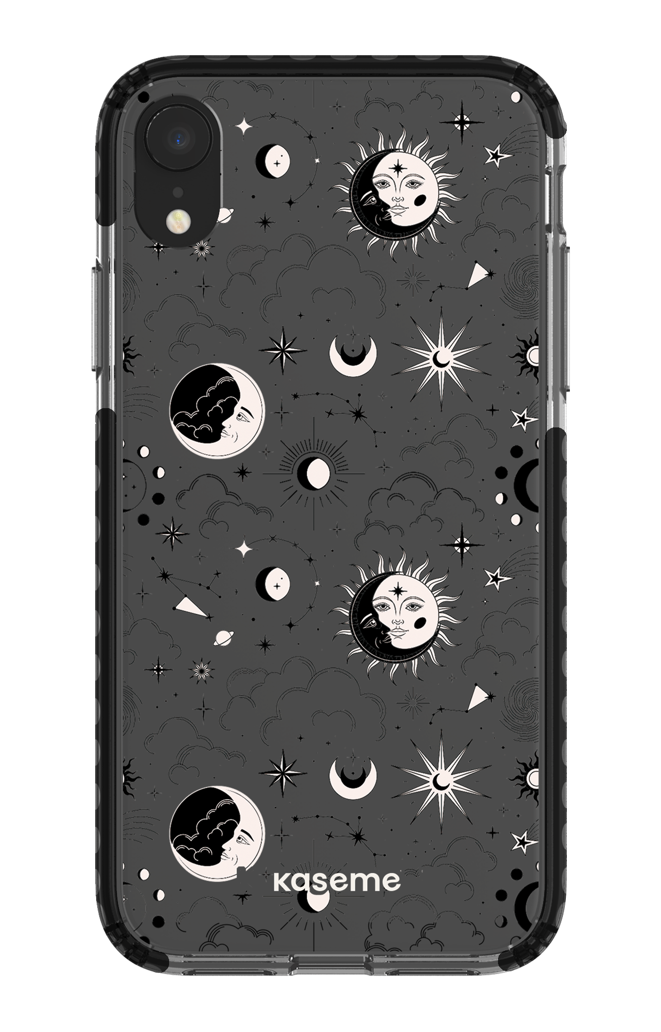 Milky Way Black Clear Case - iPhone XR