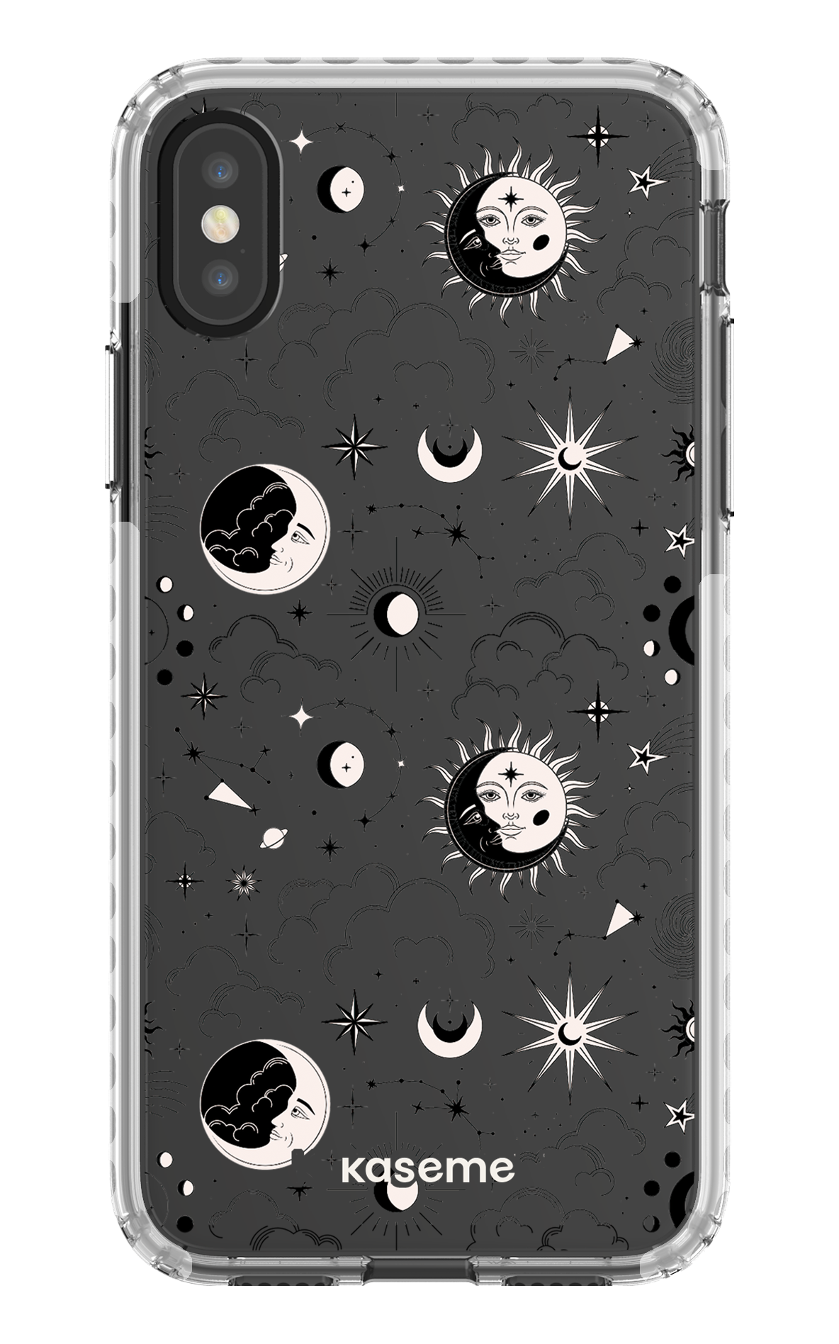 Milky Way Black Clear Case - iPhone X/Xs