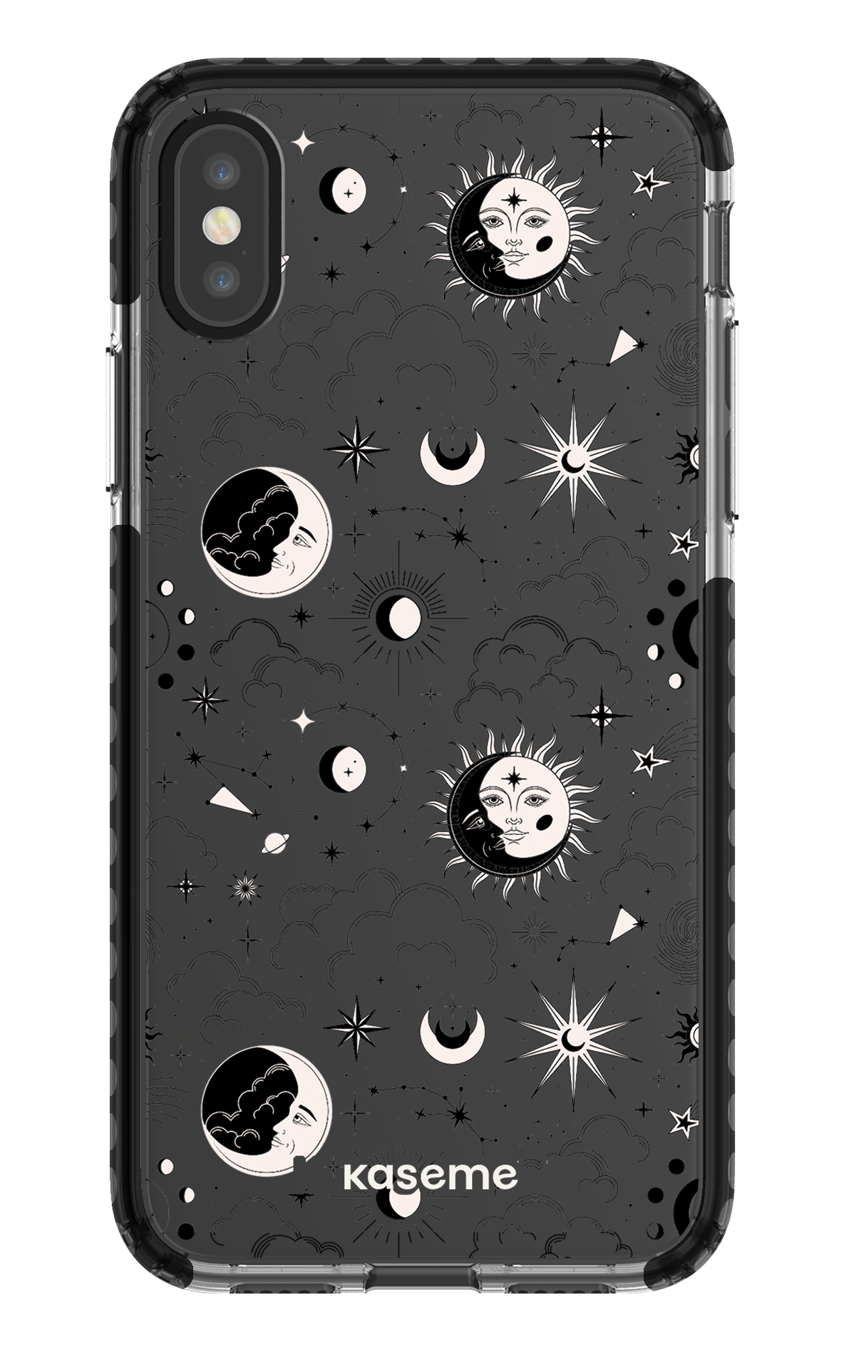 Milky Way Black Clear Case - iPhone X/Xs
