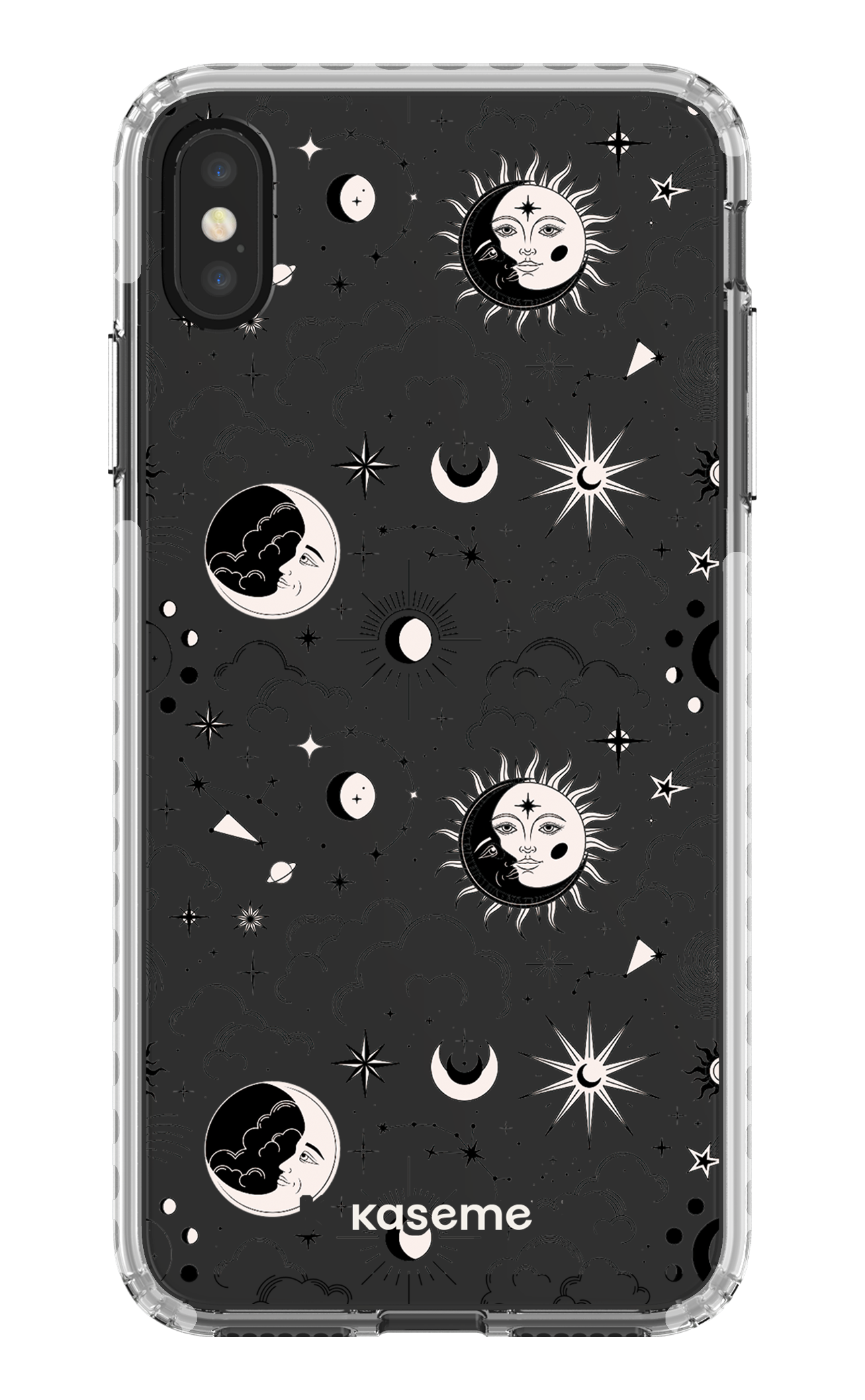 Milky Way Black Clear Case - iPhone XS Max
