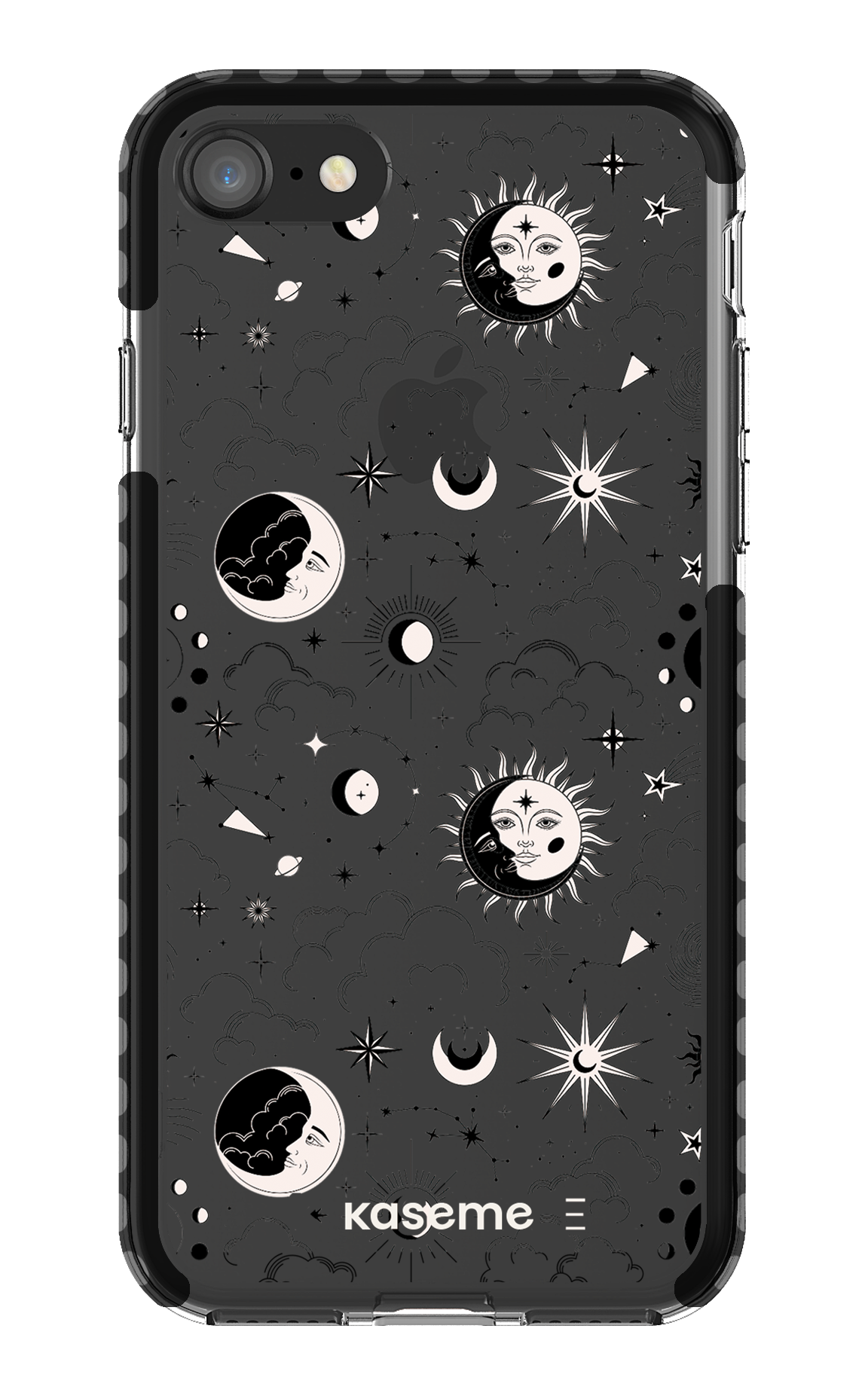 Milky Way Black Clear Case - iPhone 8