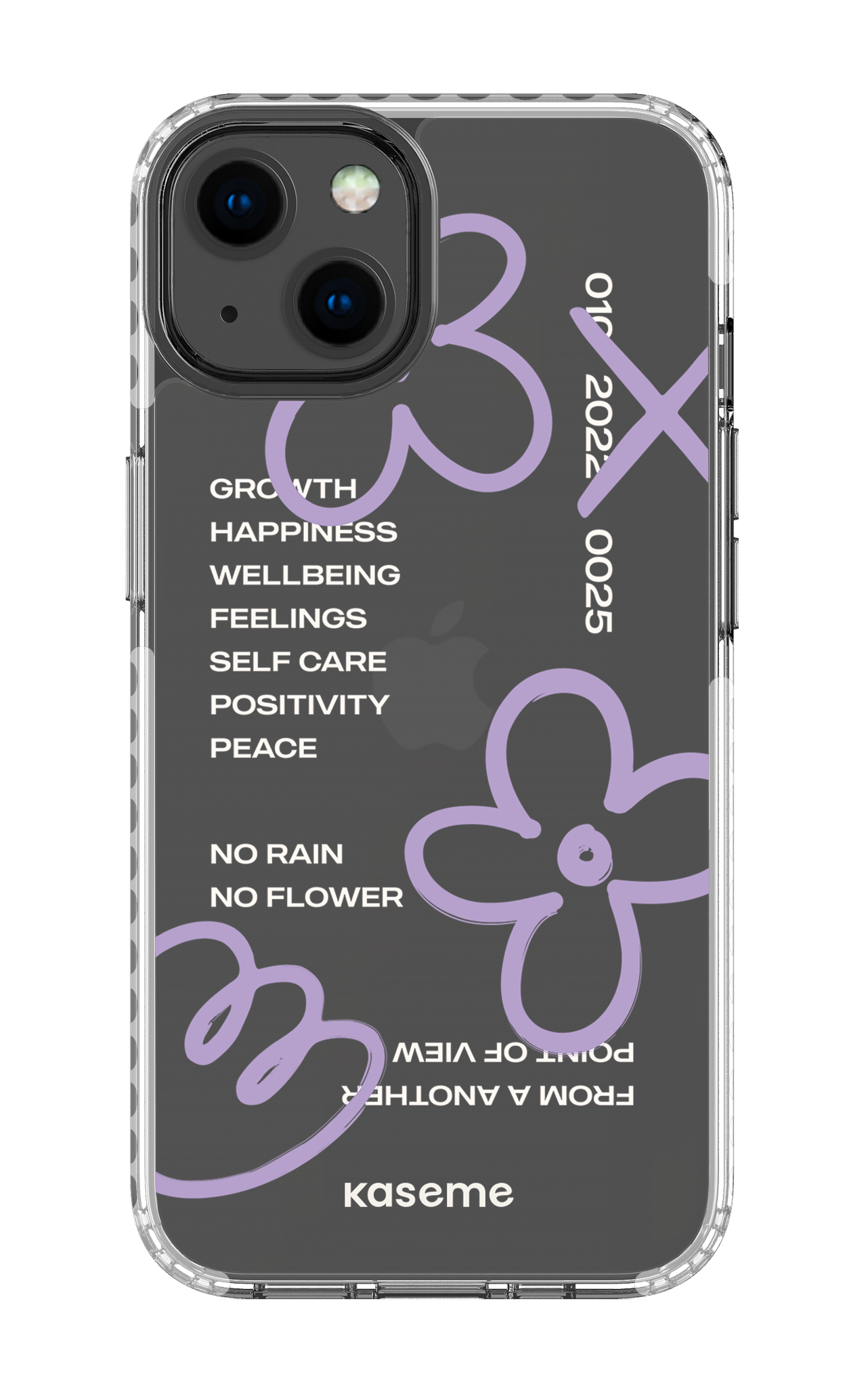 Feelings purple clear case - iPhone 13