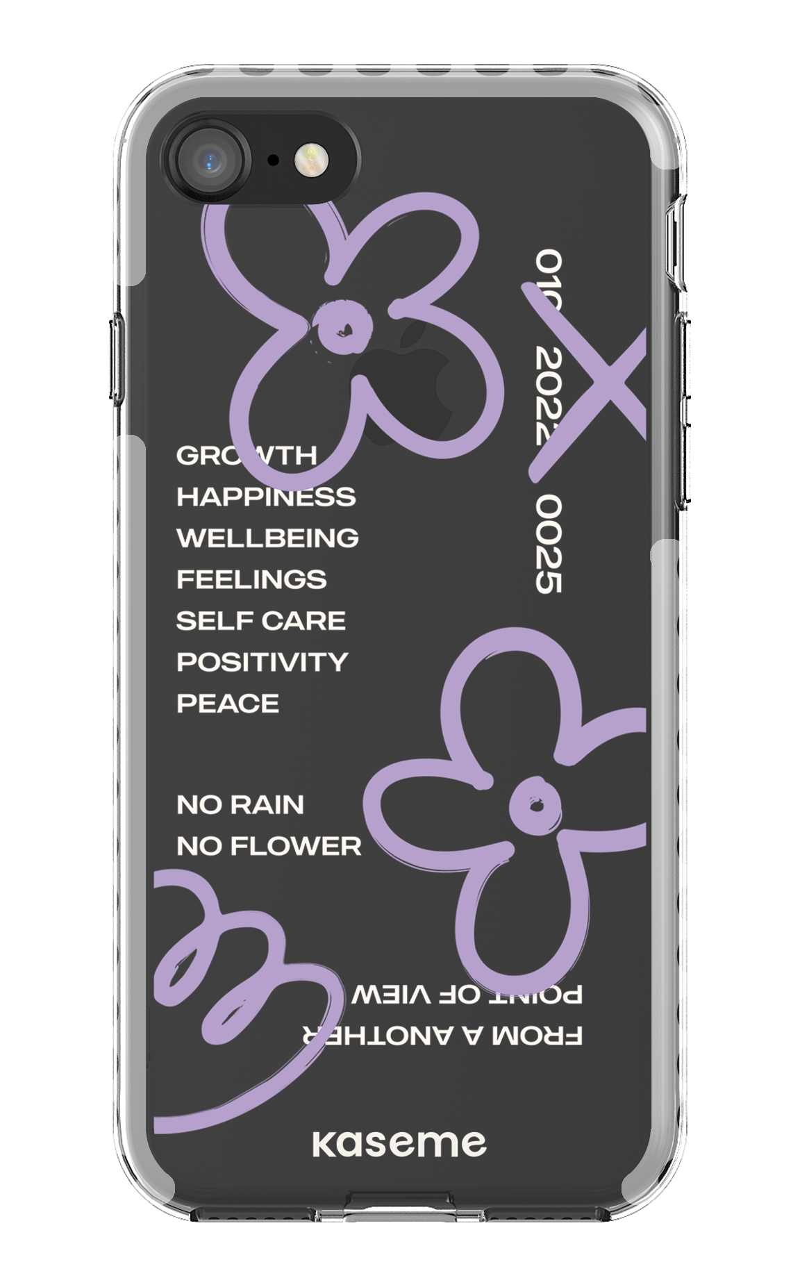Feelings purple clear case - iPhone 8