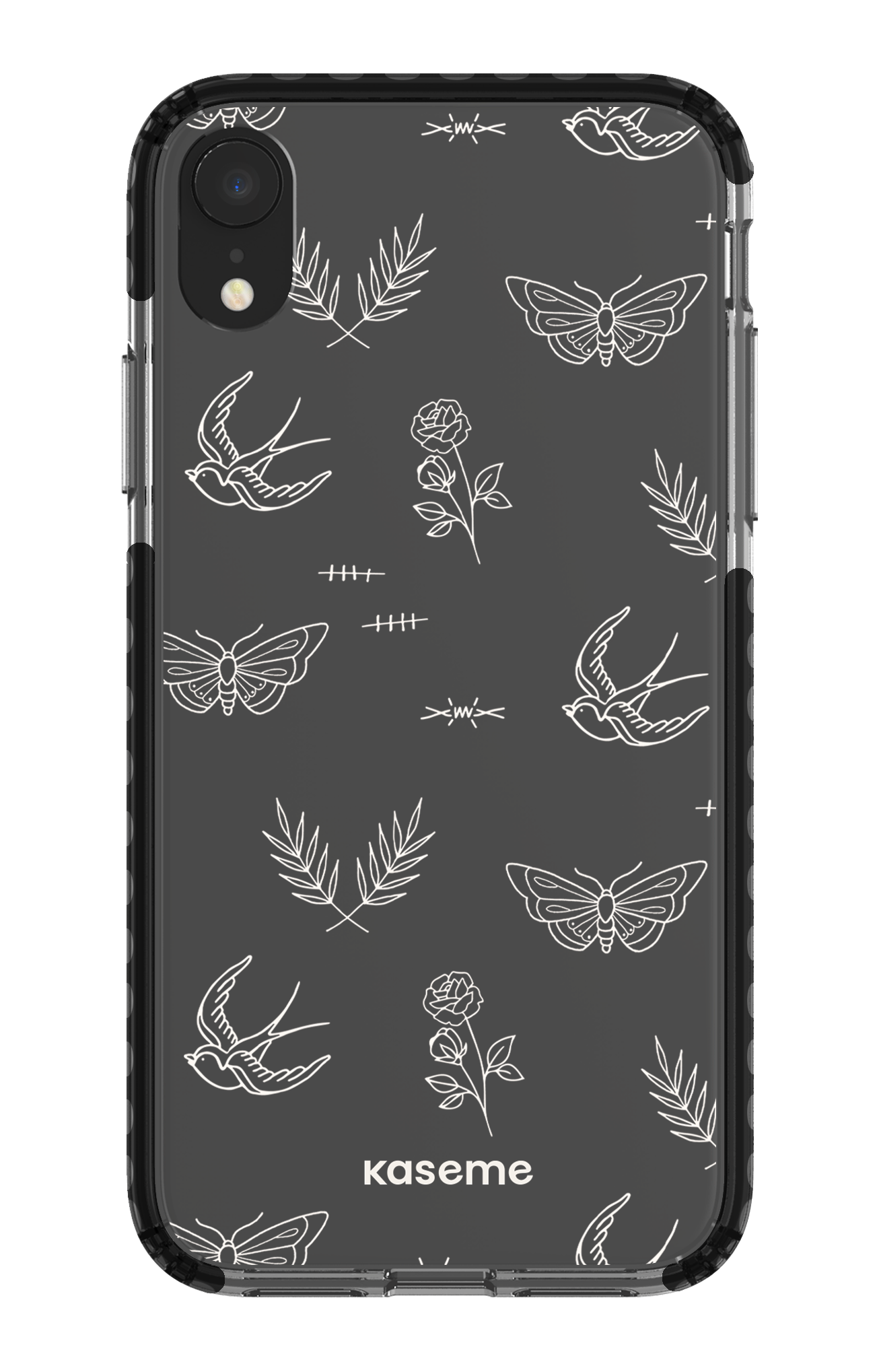 Ink white clear case - iPhone XR