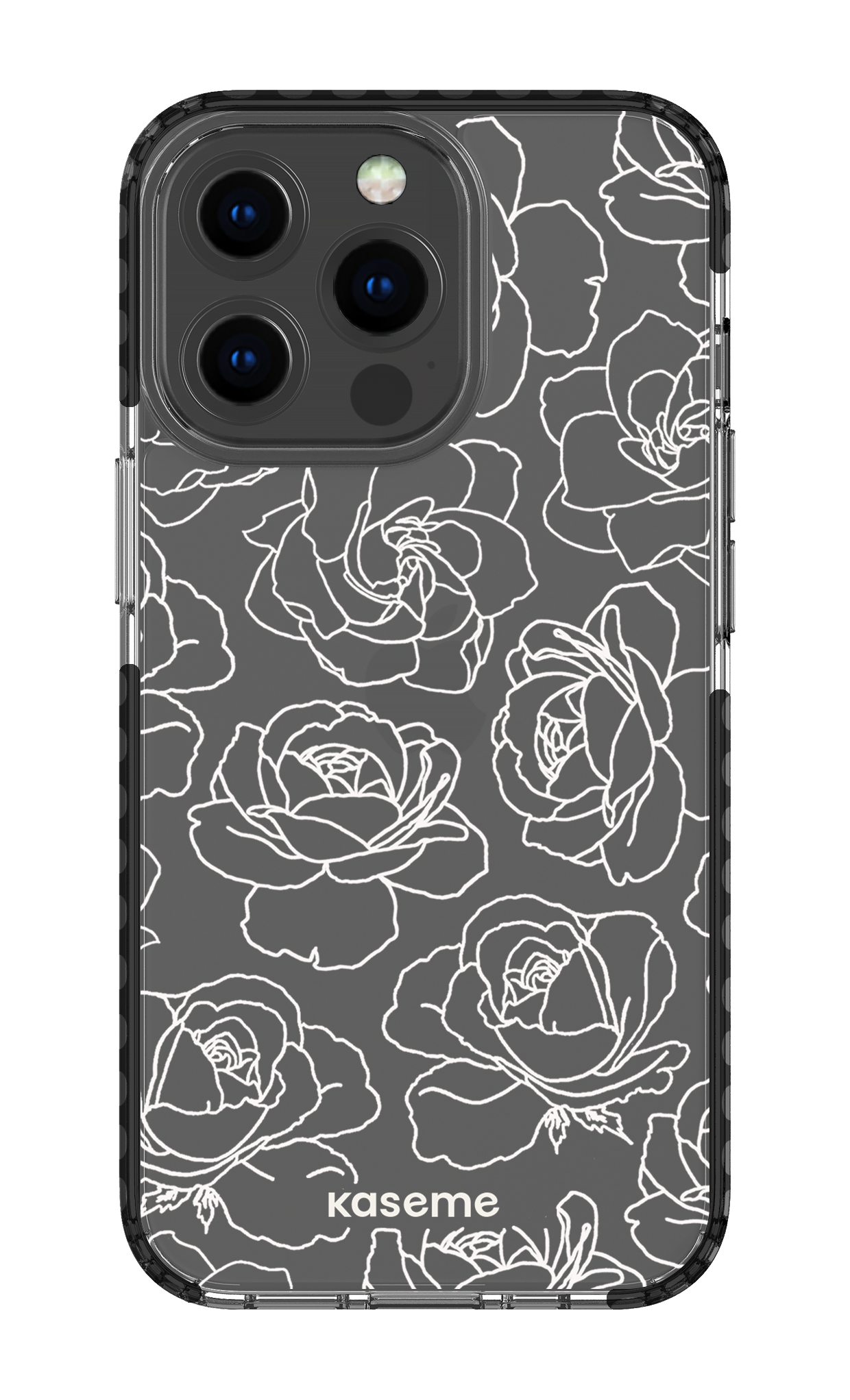 Polar Flowers Clear Case - iPhone 13 Pro