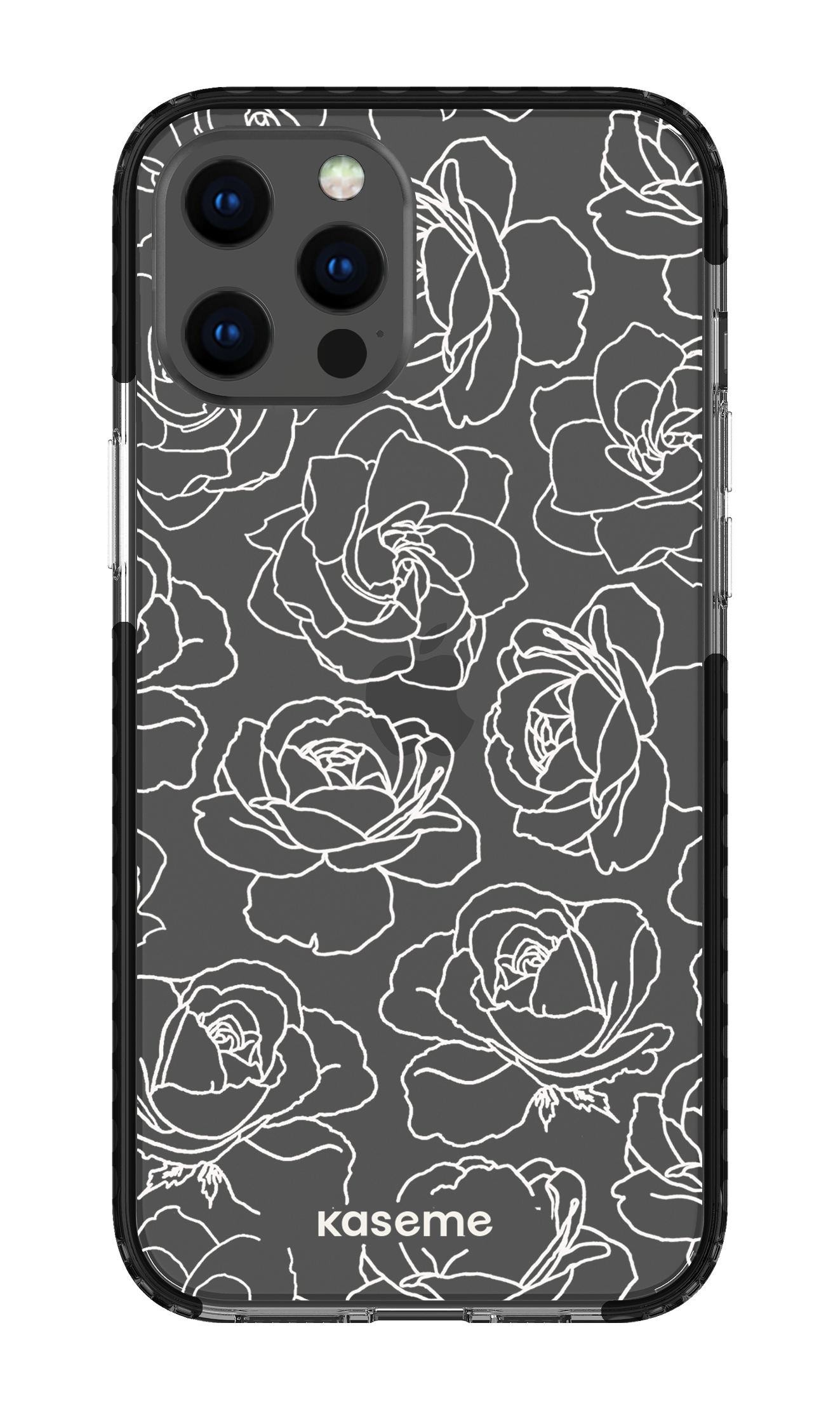 Polar Flowers Clear Case - iPhone 12 pro Max