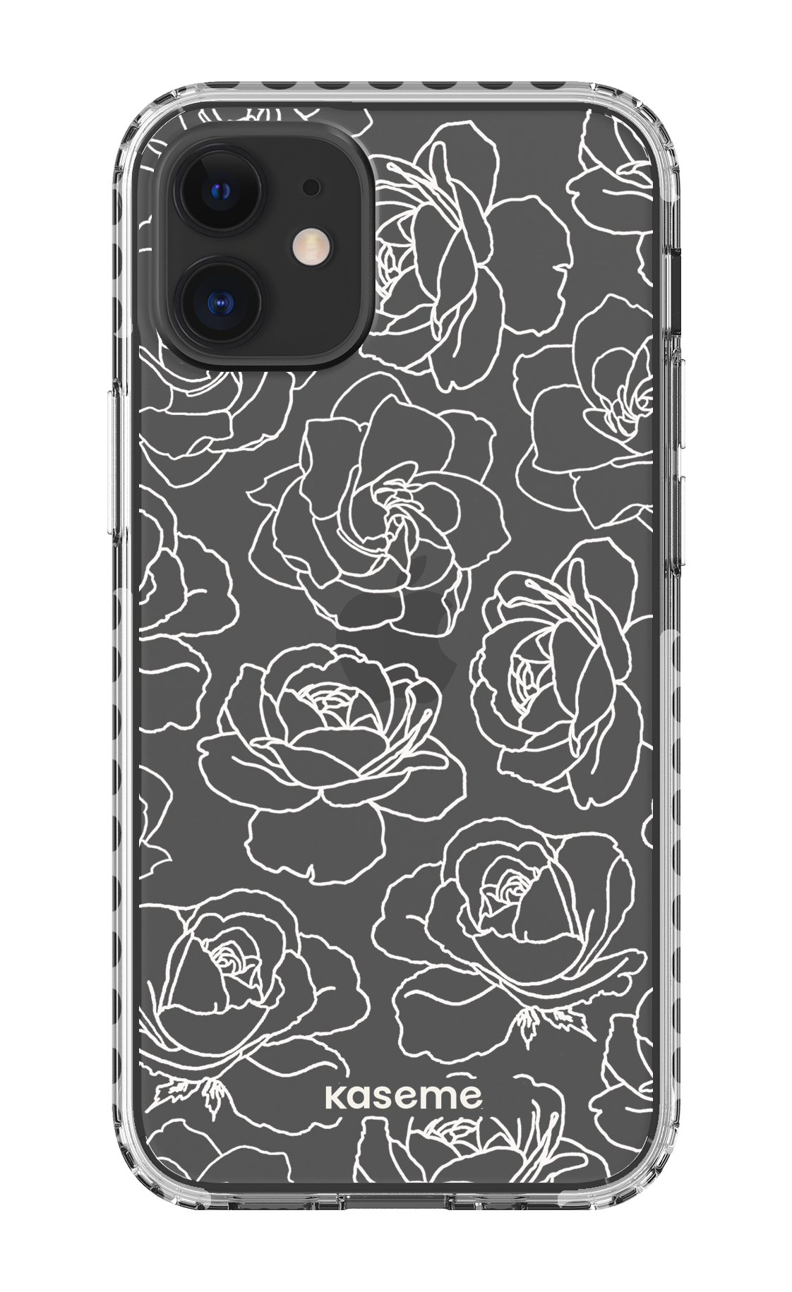 Polar Flowers Clear Case - iPhone 12 Mini