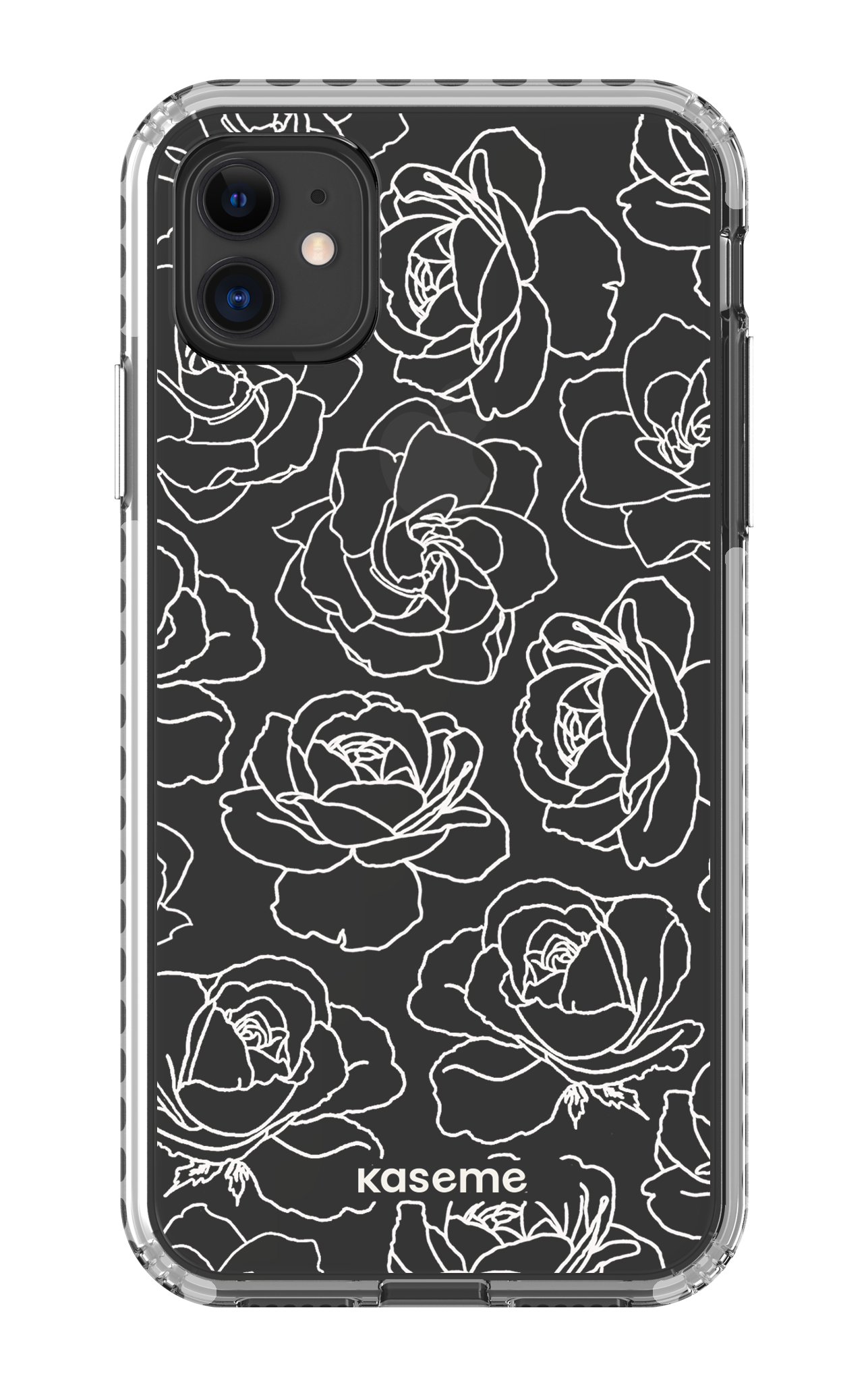 Polar Flowers Clear Case - iPhone 11