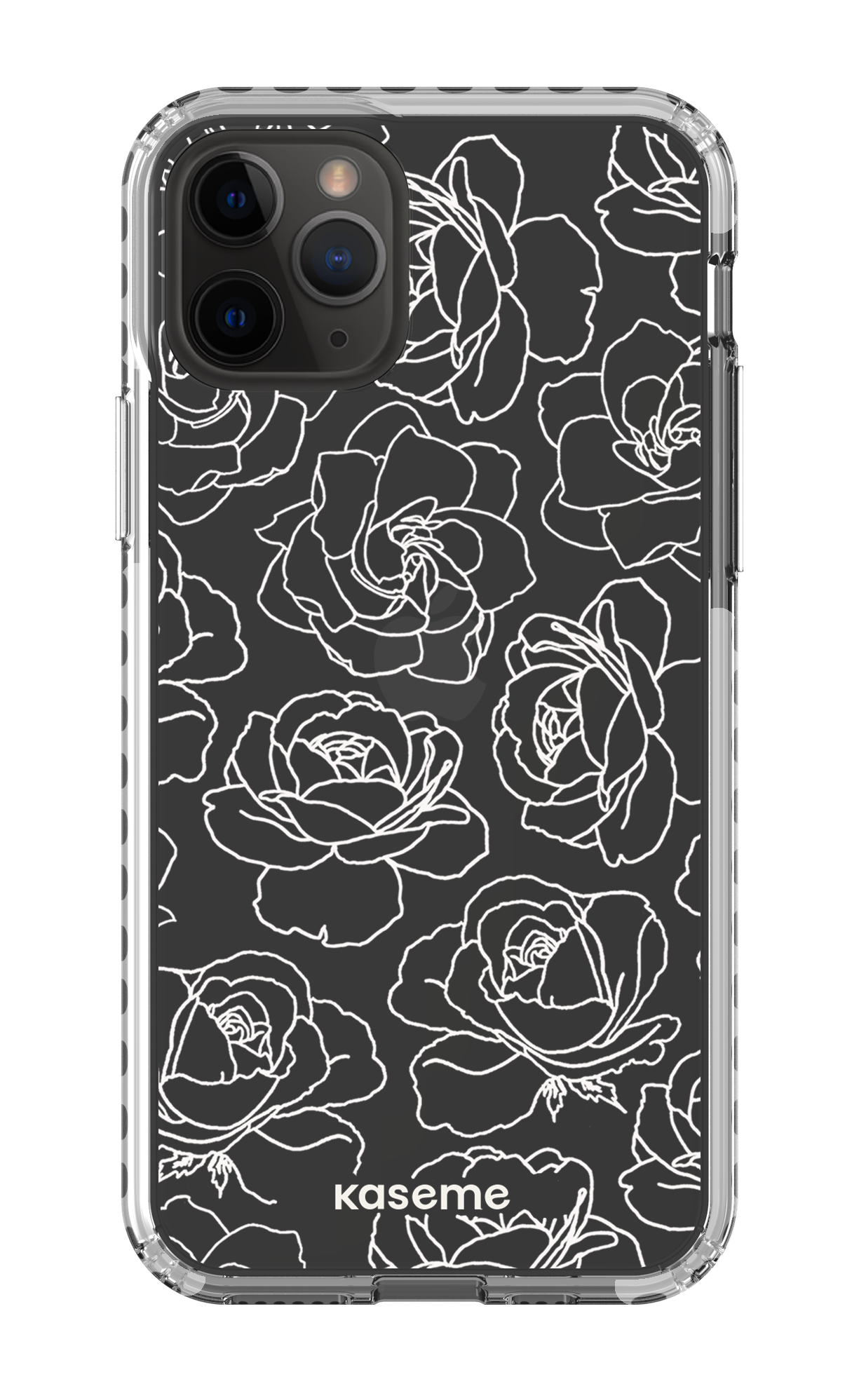 Polar Flowers Clear Case - iPhone 11 Pro
