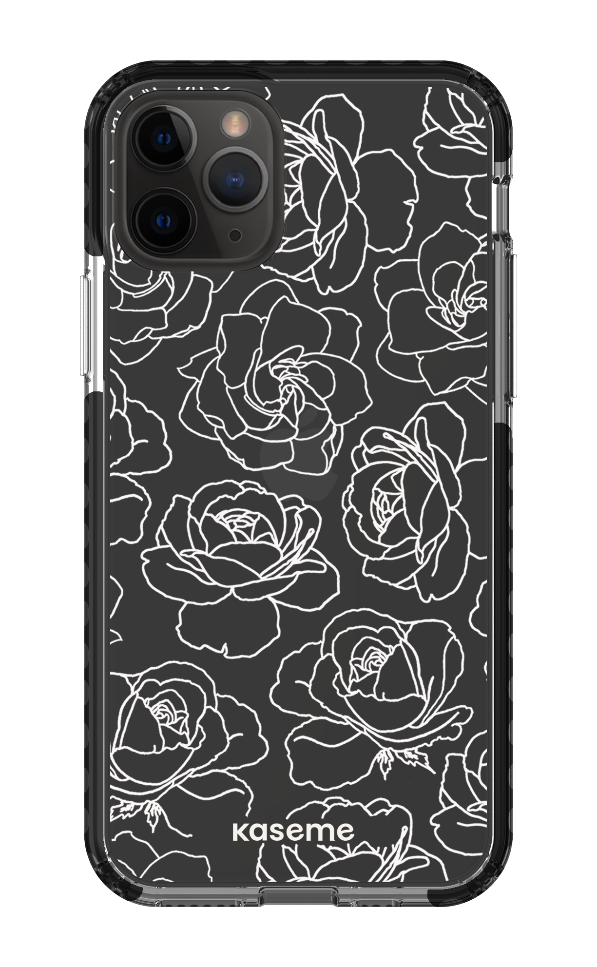 Polar Flowers Clear Case - iPhone 11 Pro