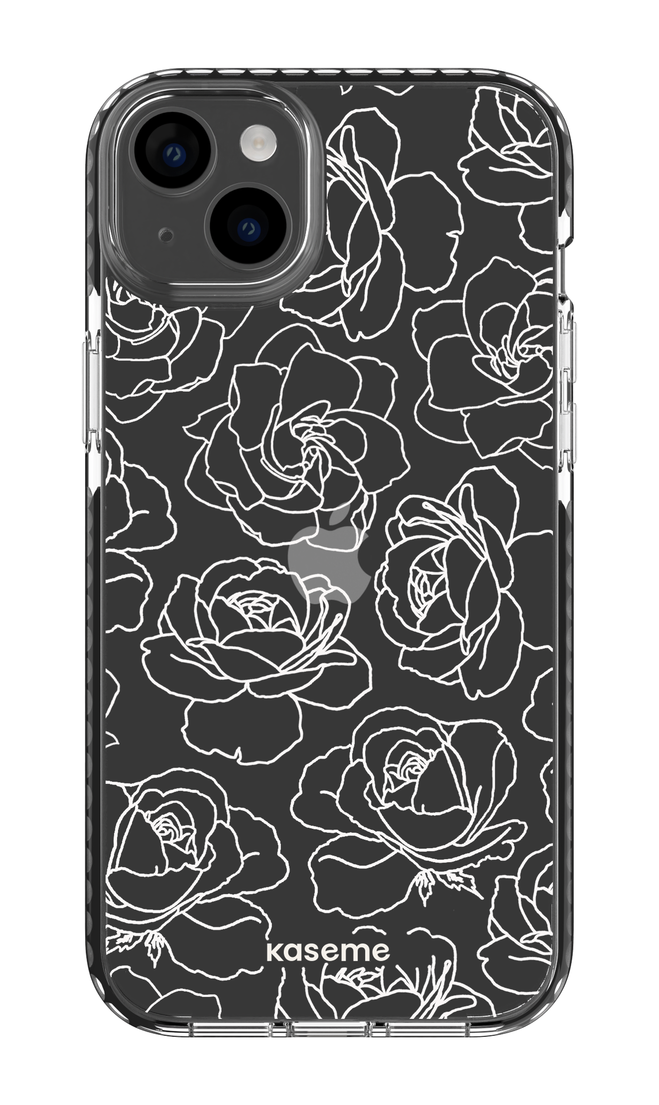 Polar Flowers Clear Case - iPhone 14 Plus