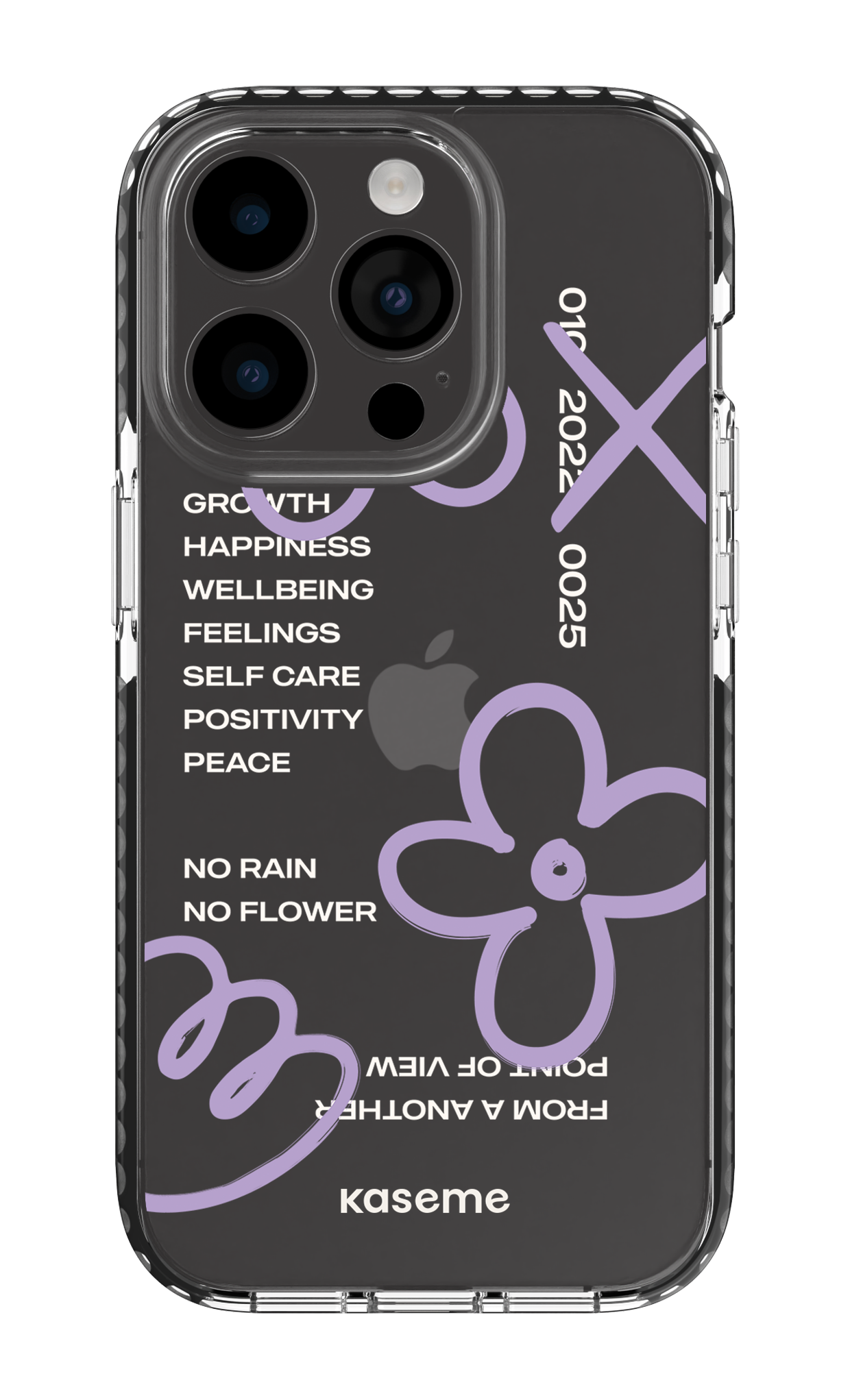Feelings purple clear case - iPhone 14 pro