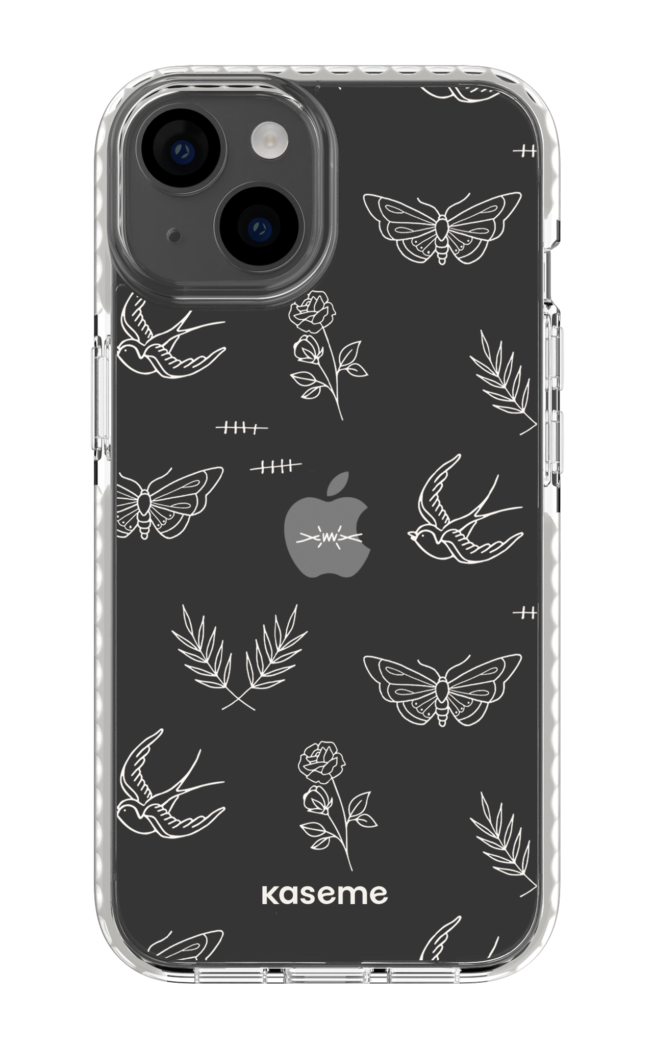 Ink white clear case - iPhone 14