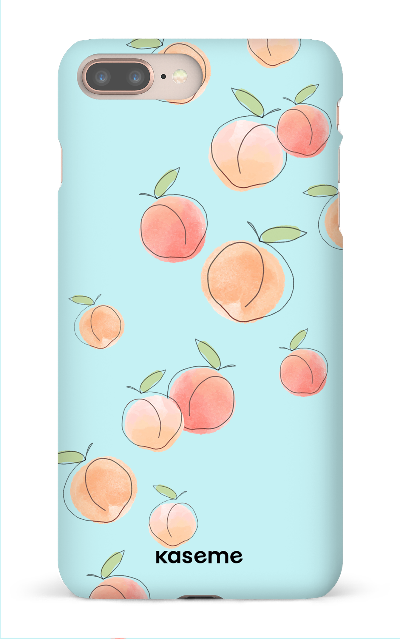 Peachy Blue - iPhone 8 Plus