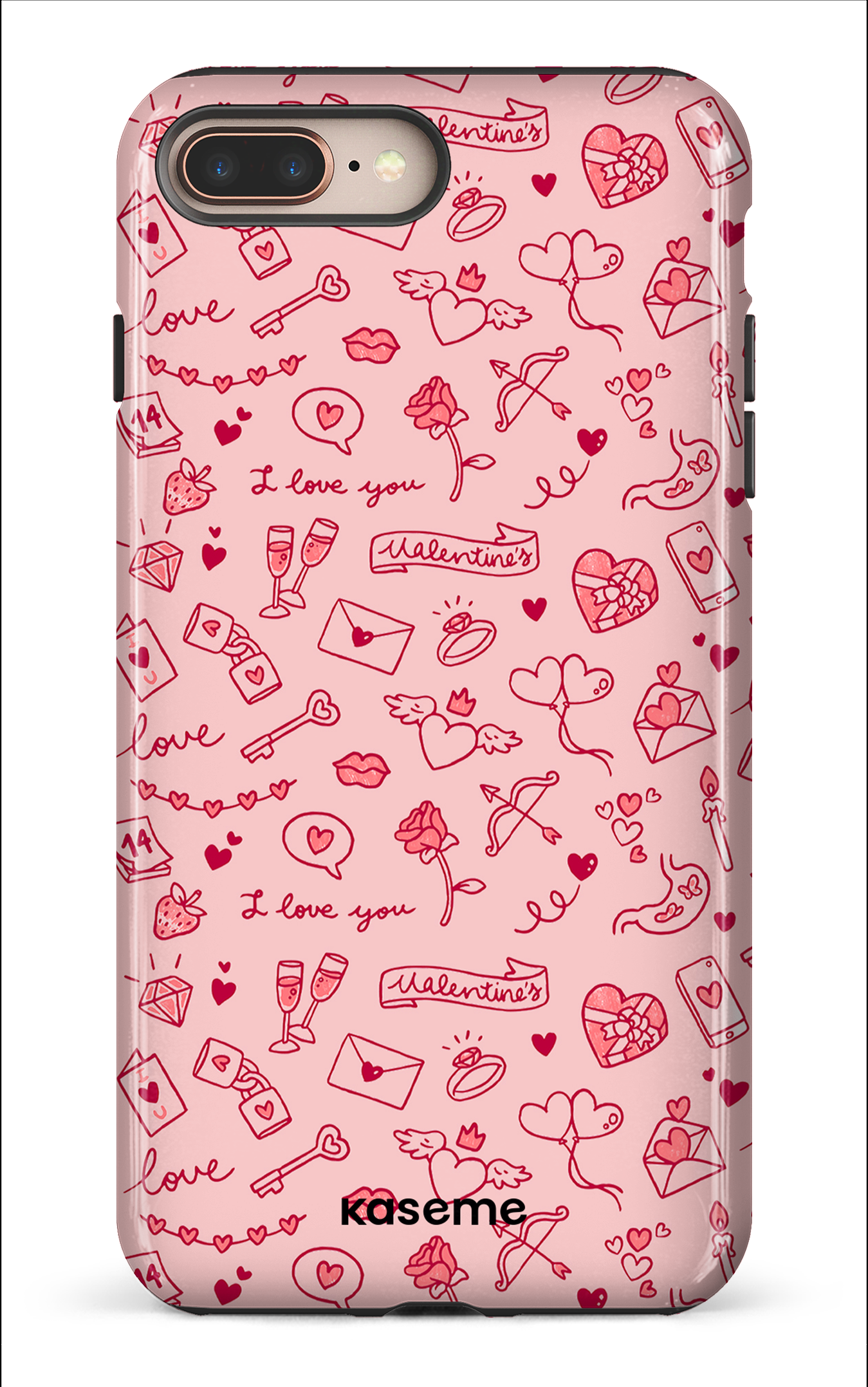 My Valentine pink - iPhone 8 Plus