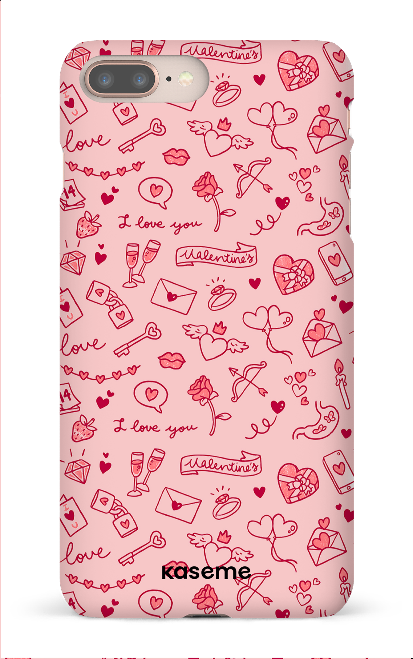 My Valentine pink - iPhone 8 Plus