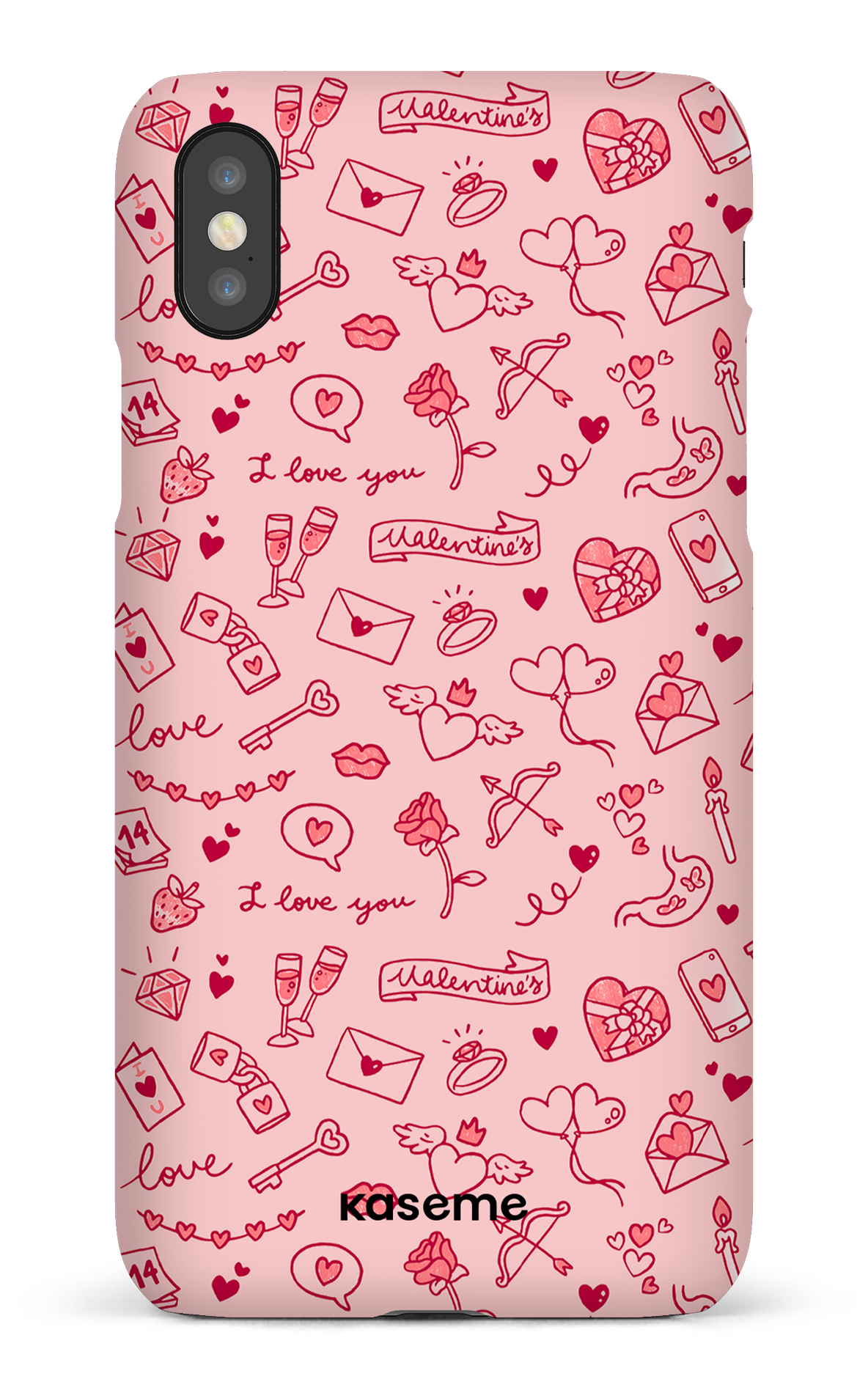 My Valentine pink - iPhone X/Xs