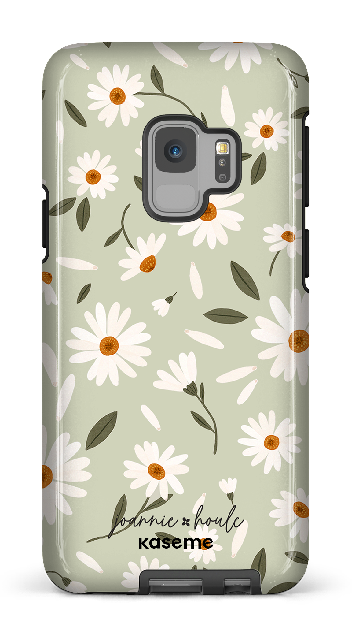 Daisy Bouquet Sage by Joannie Houle - Galaxy S9