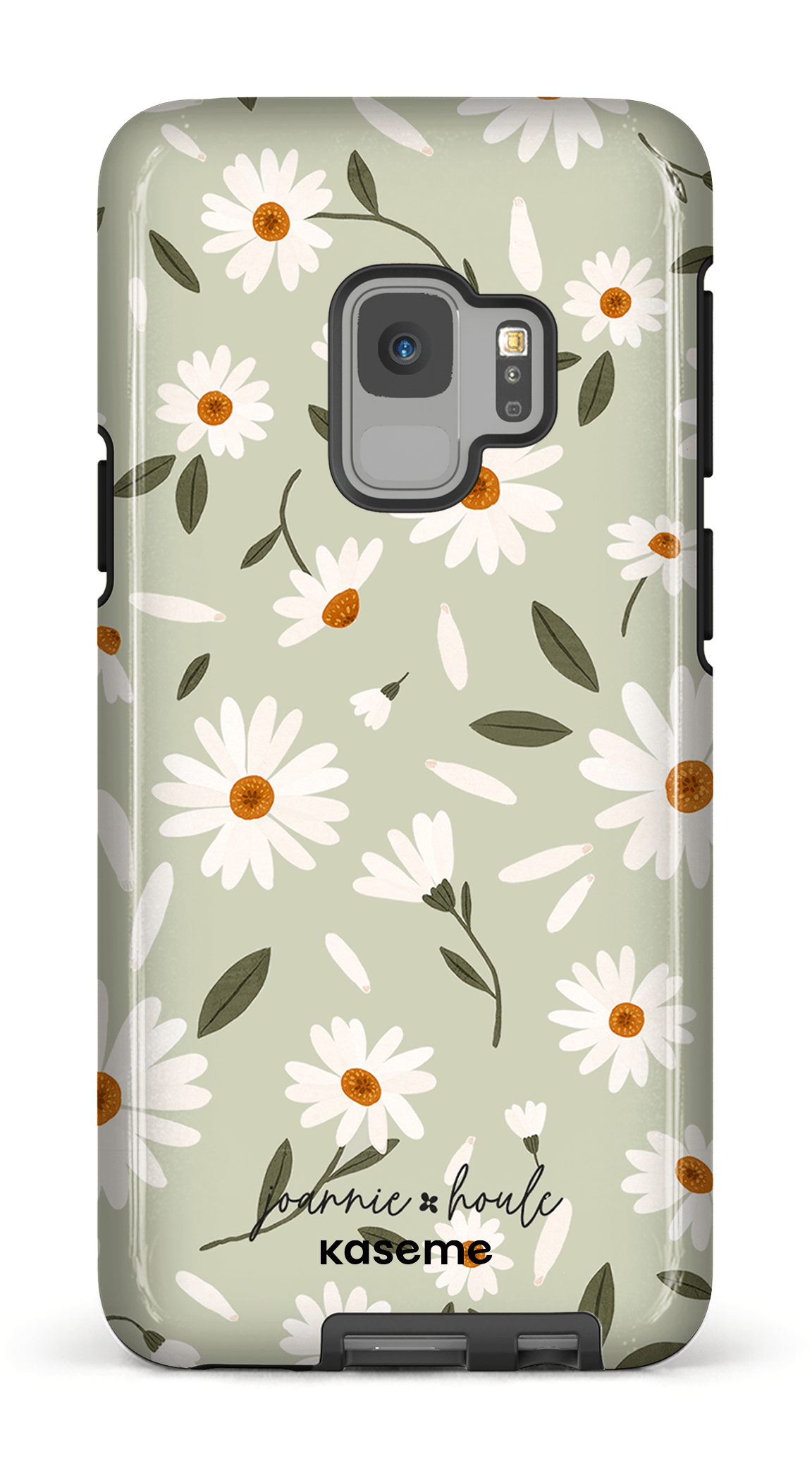 Daisy Bouquet Sage by Joannie Houle - Galaxy S9