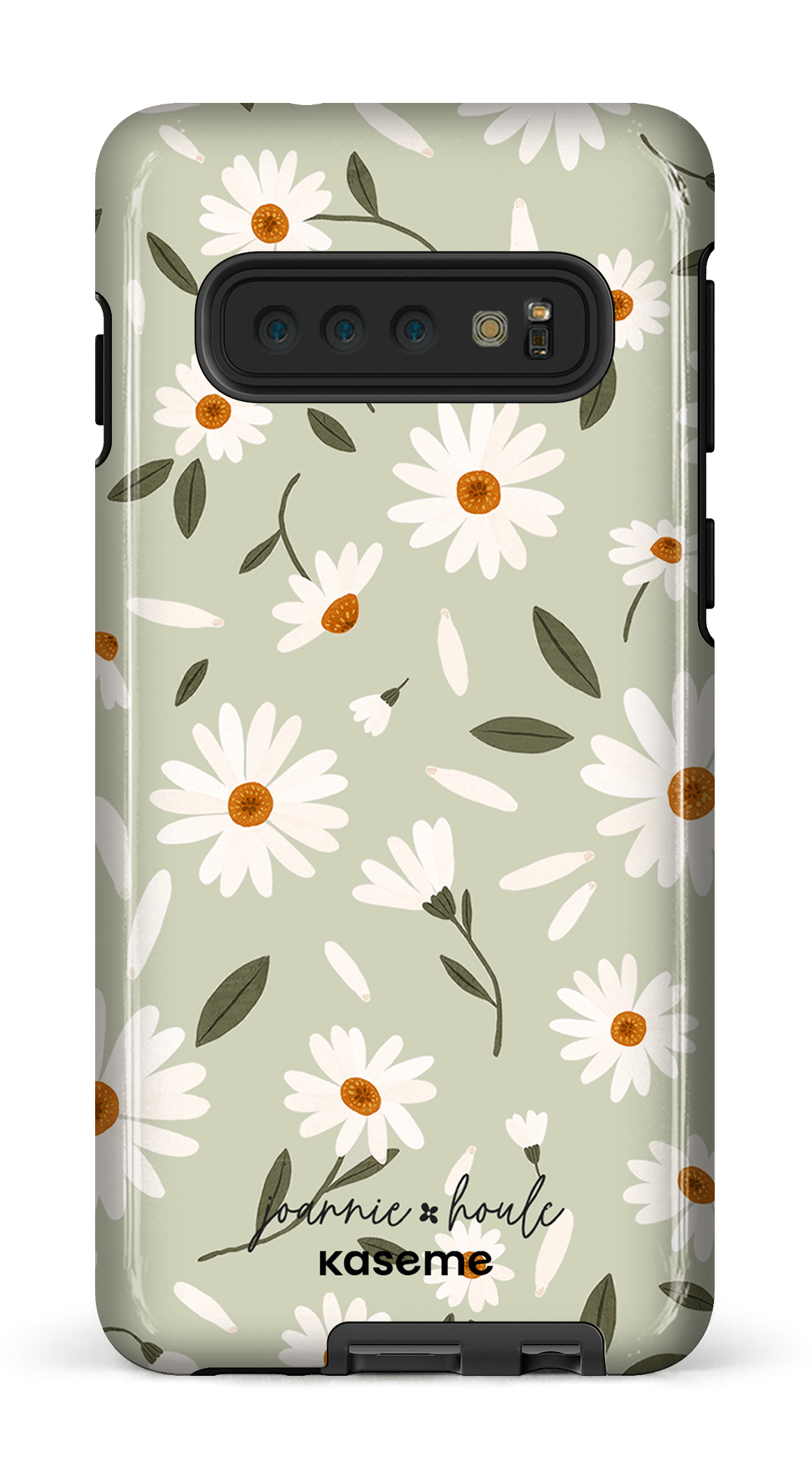 Daisy Bouquet Sage by Joannie Houle - Galaxy S10