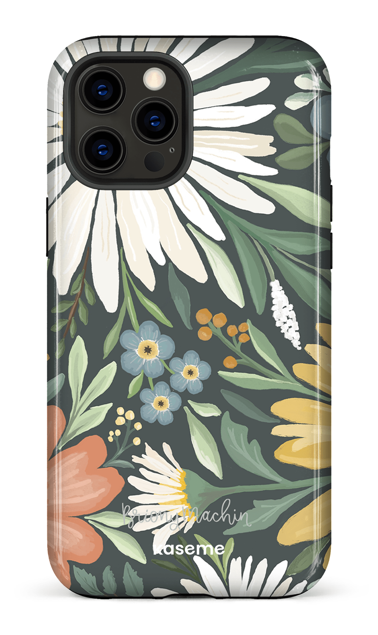 Garden Blooms Green by Briony Machin - iPhone 12 Pro Max