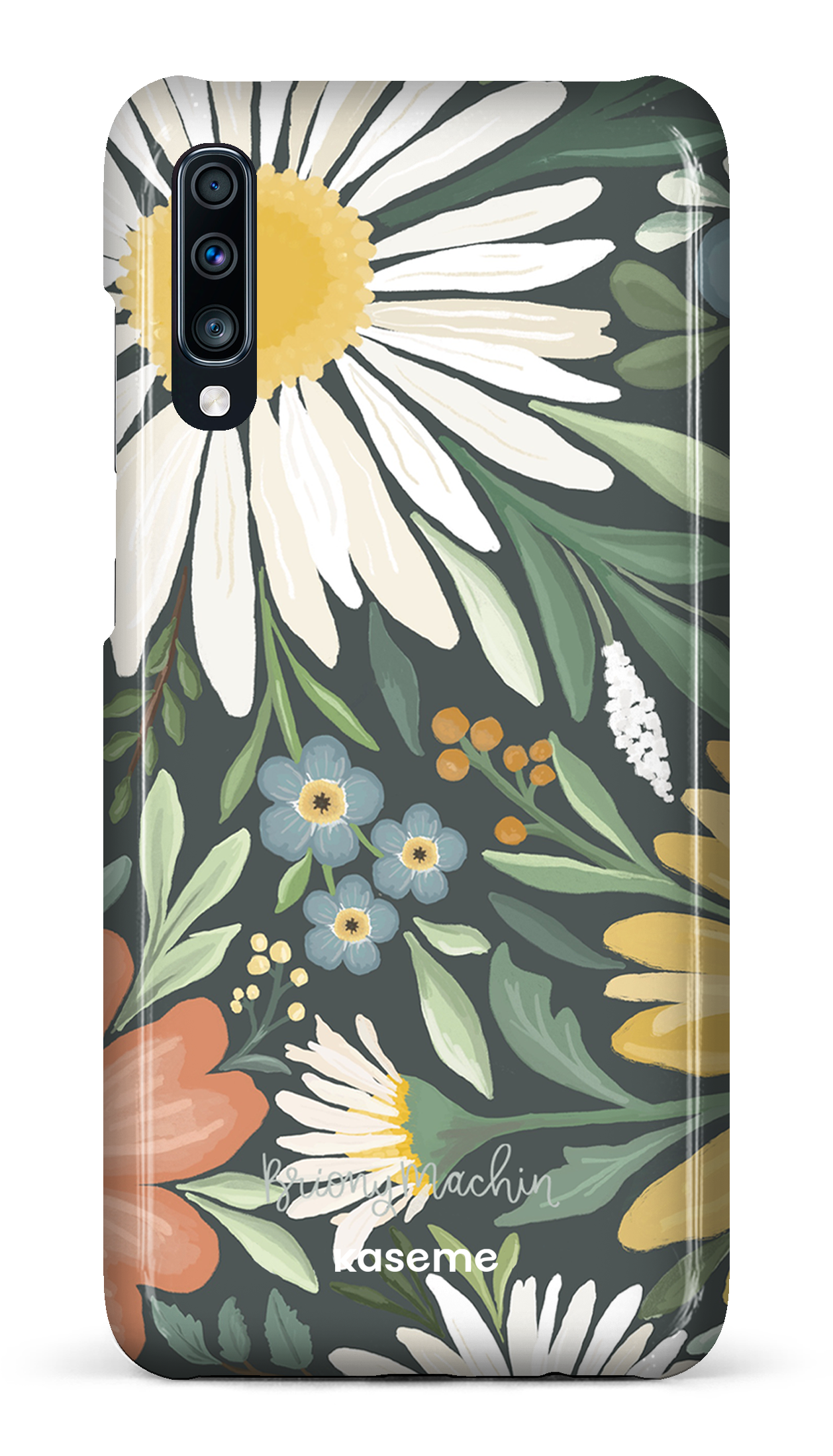 Garden Blooms Green by Briony Machin - Galaxy A70